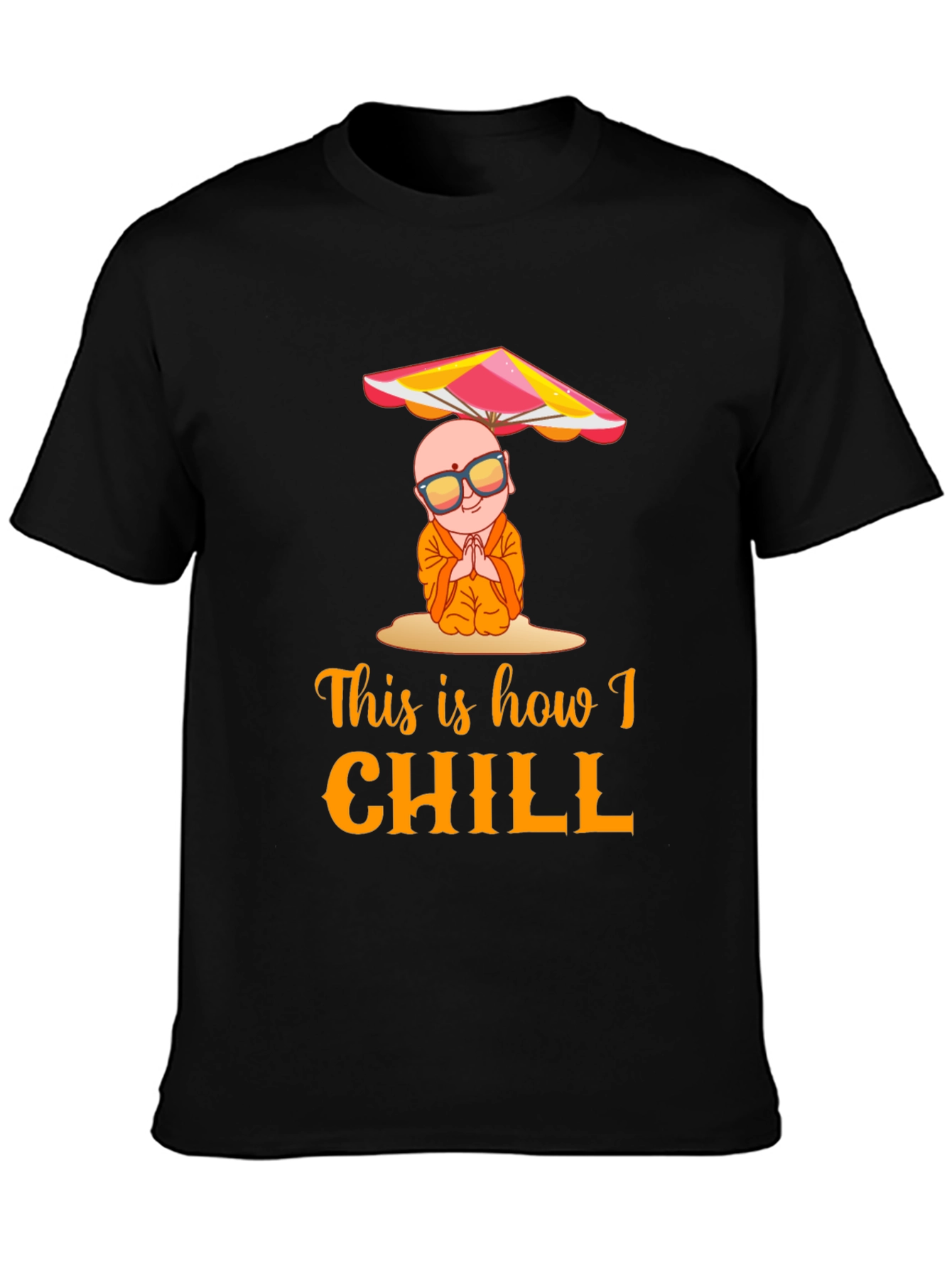Chill Monk Graphic T-Shirt