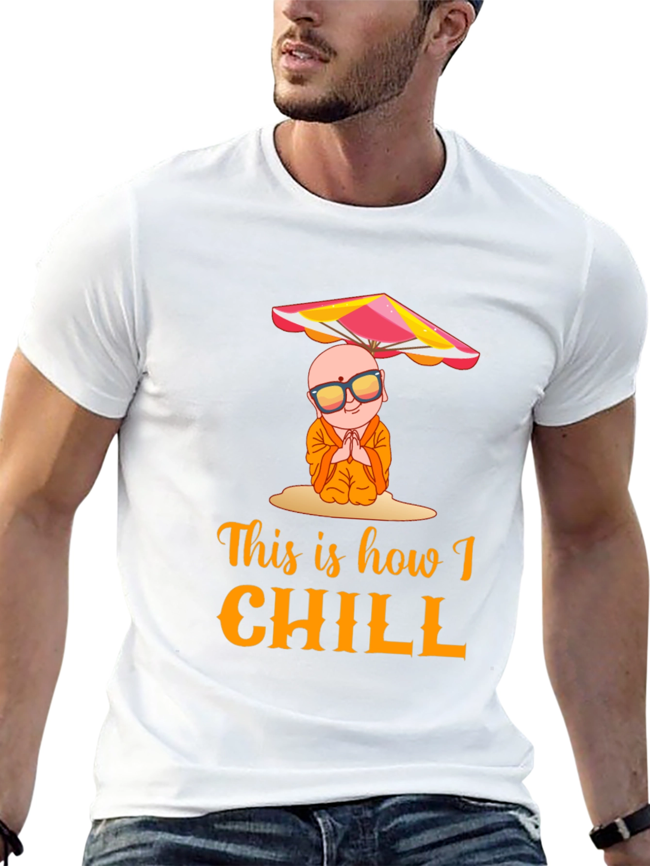 Chill Monk Graphic T-Shirt