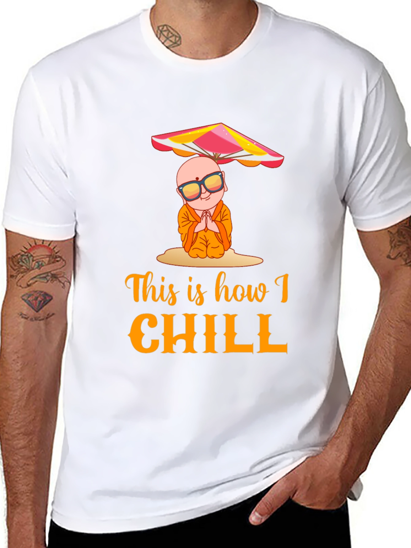 Chill Monk Graphic T-Shirt
