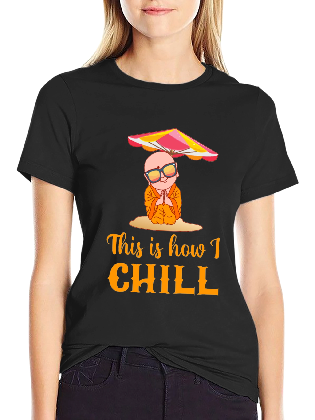 Chill Monk Graphic T-Shirt