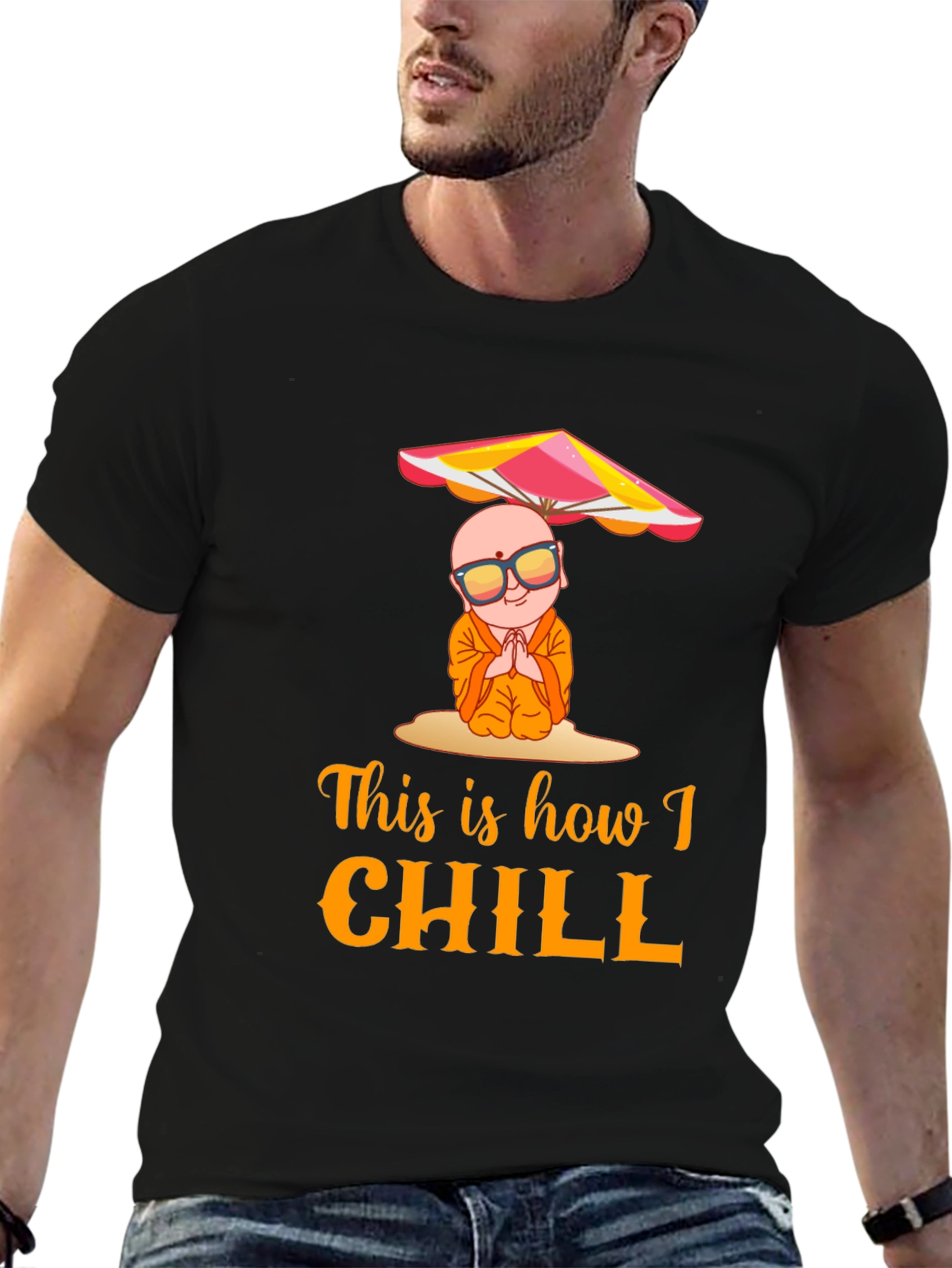 Chill Monk Graphic T-Shirt