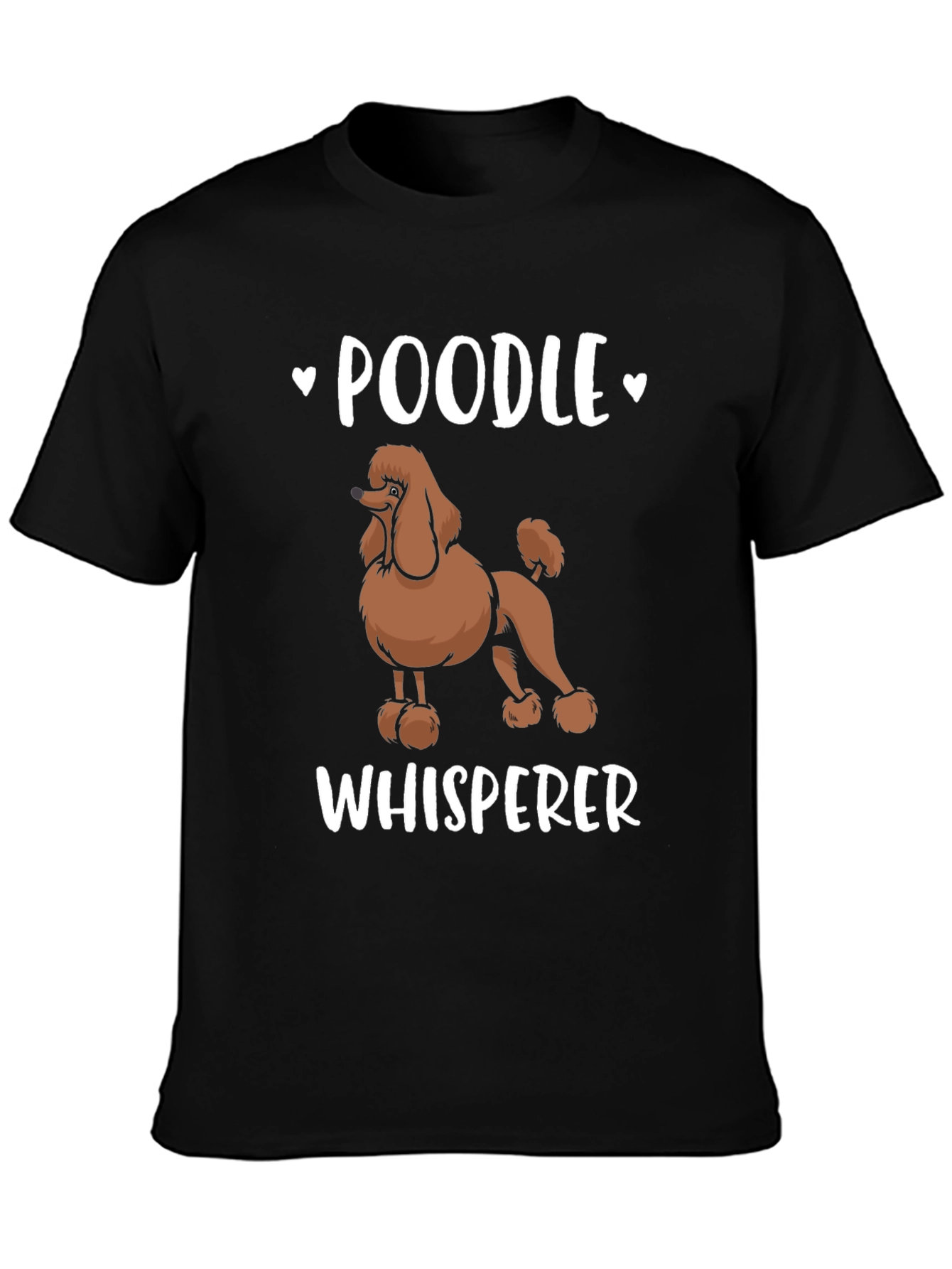 Poodle Whisperer Black T-Shirt