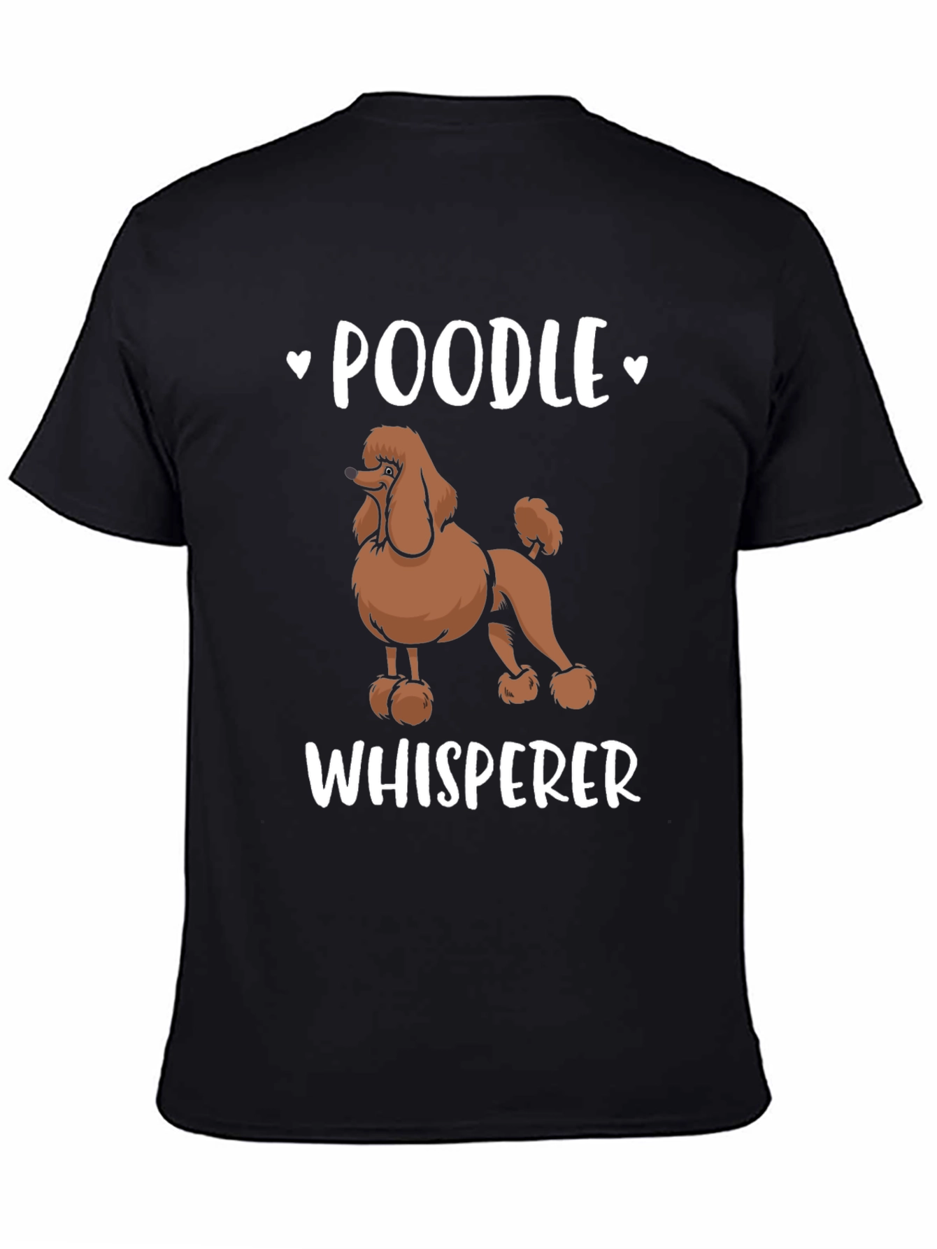 Poodle Whisperer Black T-Shirt