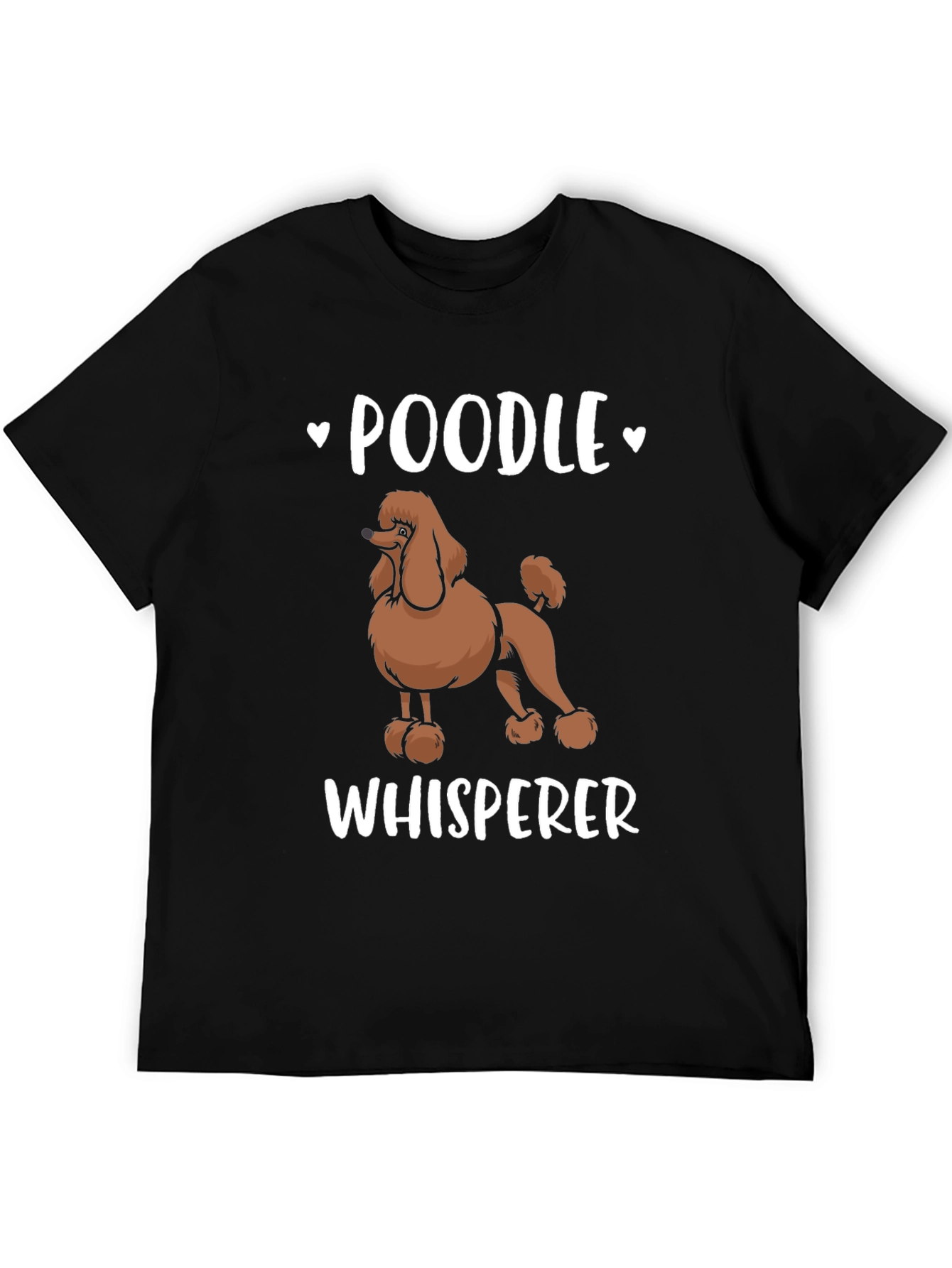 Poodle Whisperer Black T-Shirt