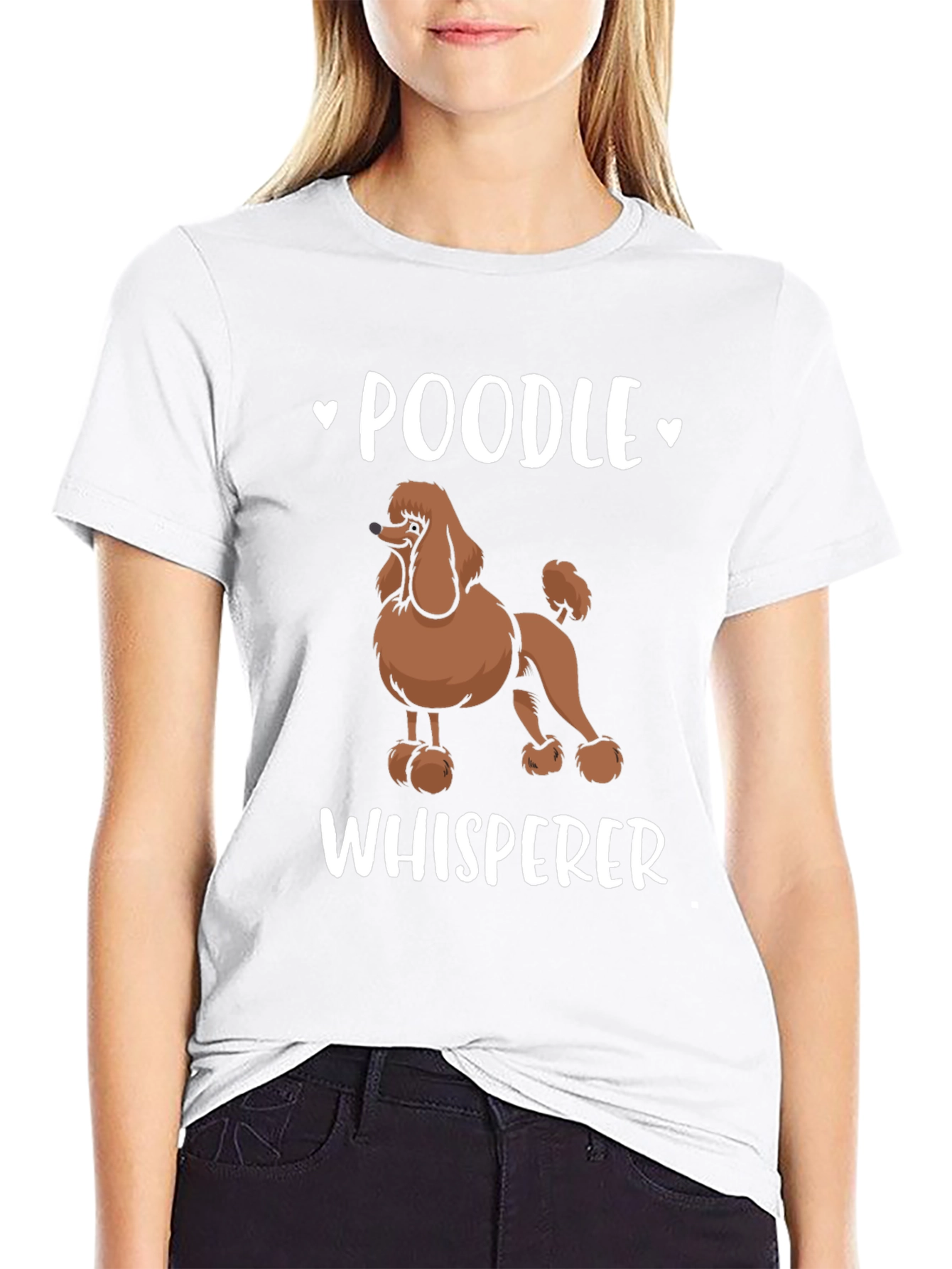 Poodle Whisperer Black T-Shirt