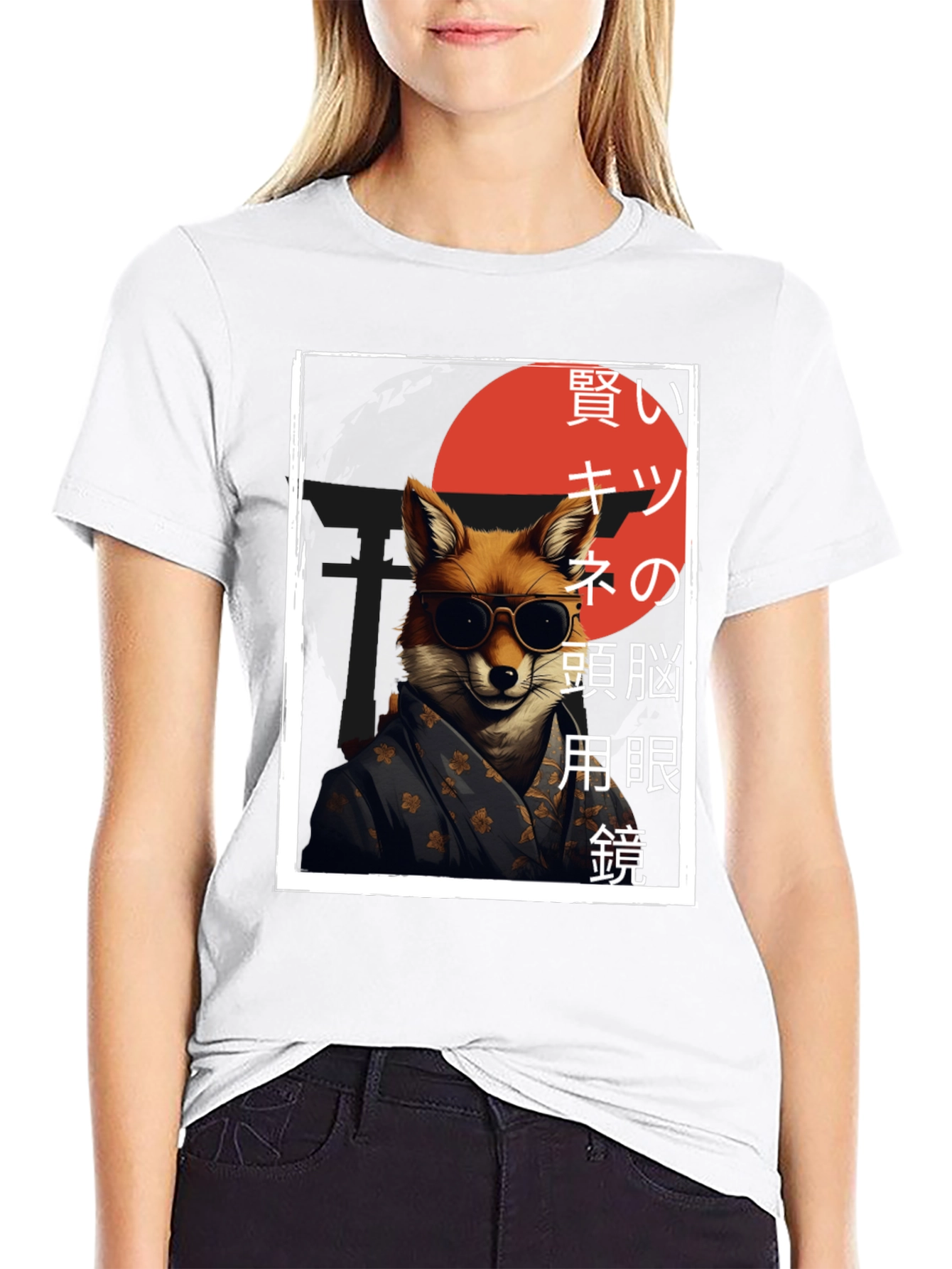 Cool Fox Graphic Tee - Japanese Inspired Streetwear