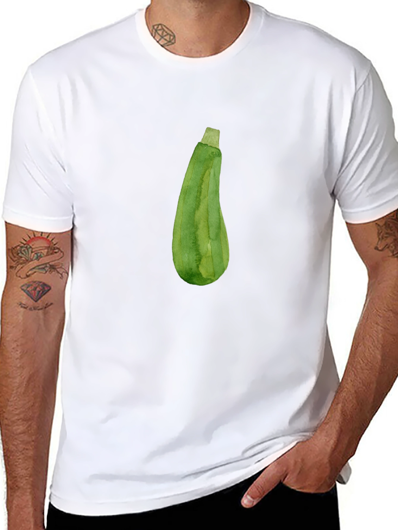 Zucchini Graphic Tee - Fresh Style