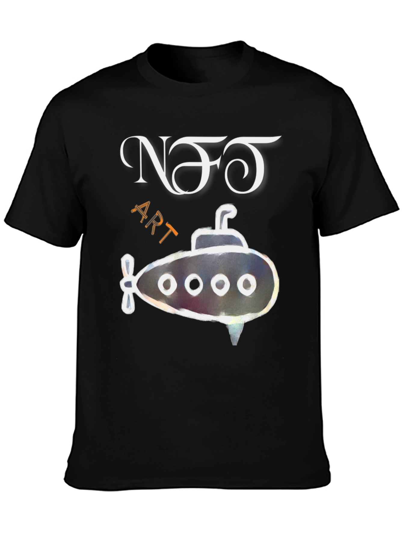 NFT Art Submarine Graphic Tee