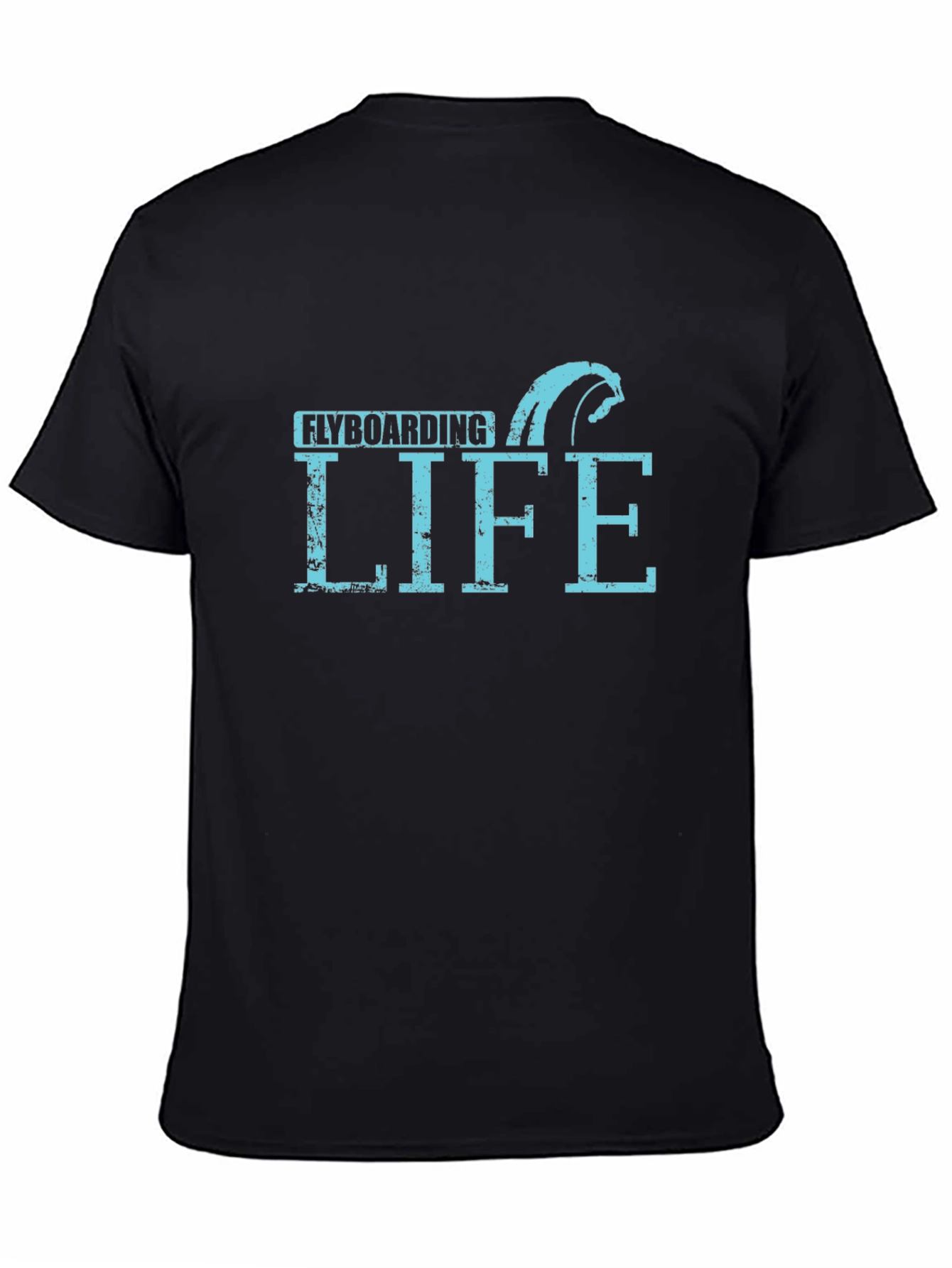 Flyboarding Life T-Shirt - Black Graphic Tee
