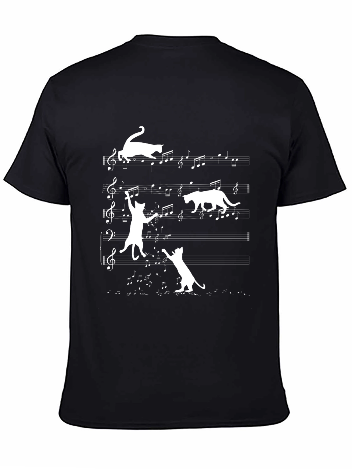 Musical Cats Graphic T-Shirt