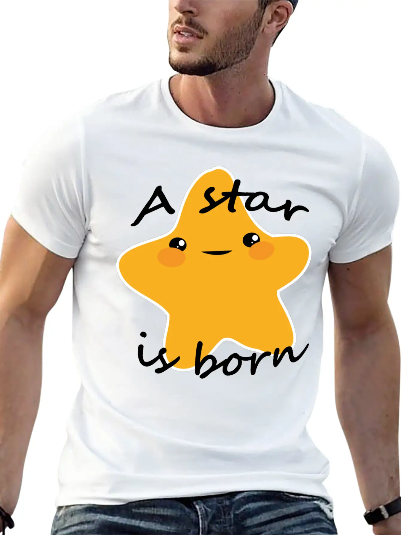 Baby Star Unisex Casual T-Shirt – Clean Design For Daily Comfort