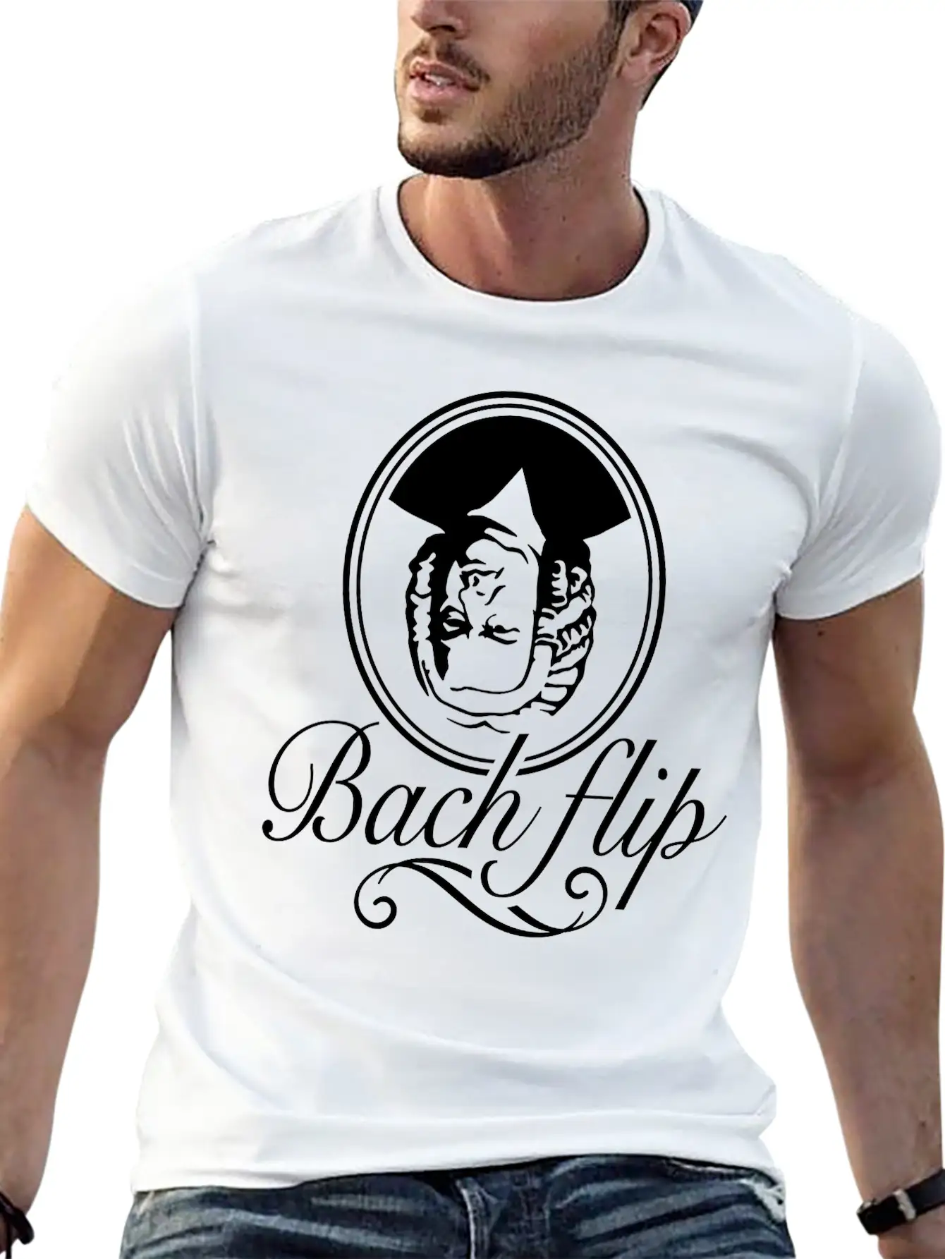 Bach Flip Unisex Casual T-Shirt – Clean Design For Daily Comfort