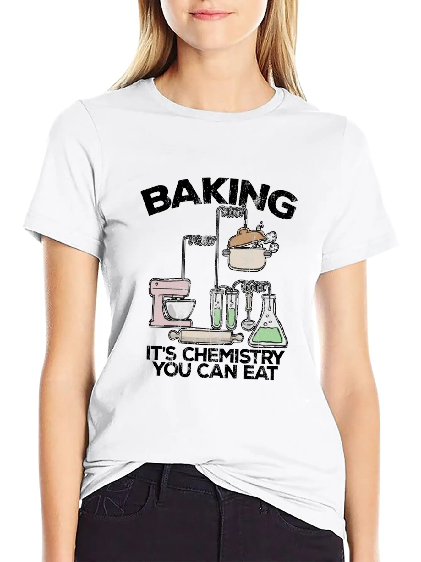 Baking It'S Chemistry You Can Eat Funny Bake Unisex Casual T-Shirt – Clean Design For Daily Comfort