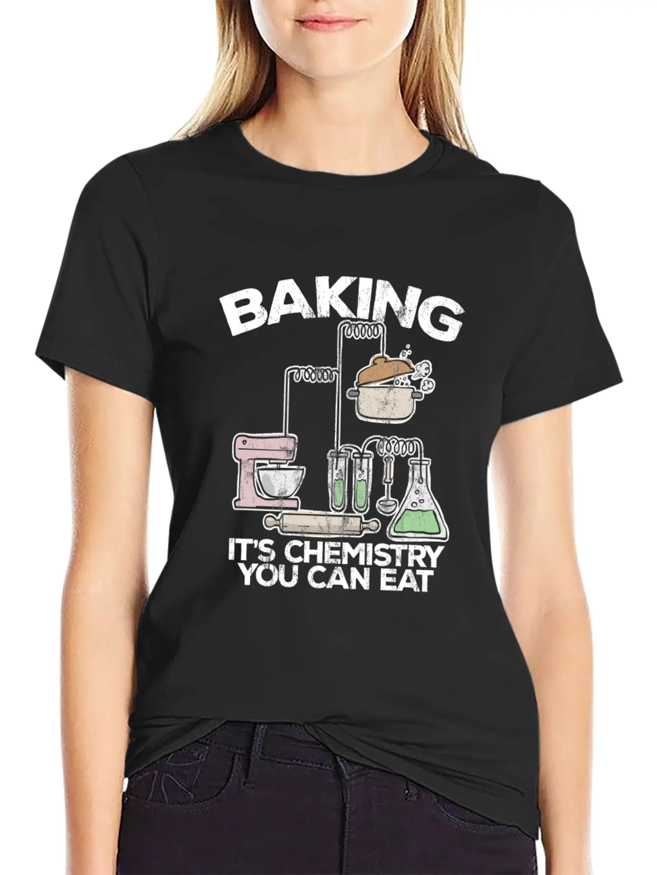 Baking It'S Chemistry You Can Eat Funny Bake Unisex Casual T-Shirt – Clean Design For Daily Comfort
