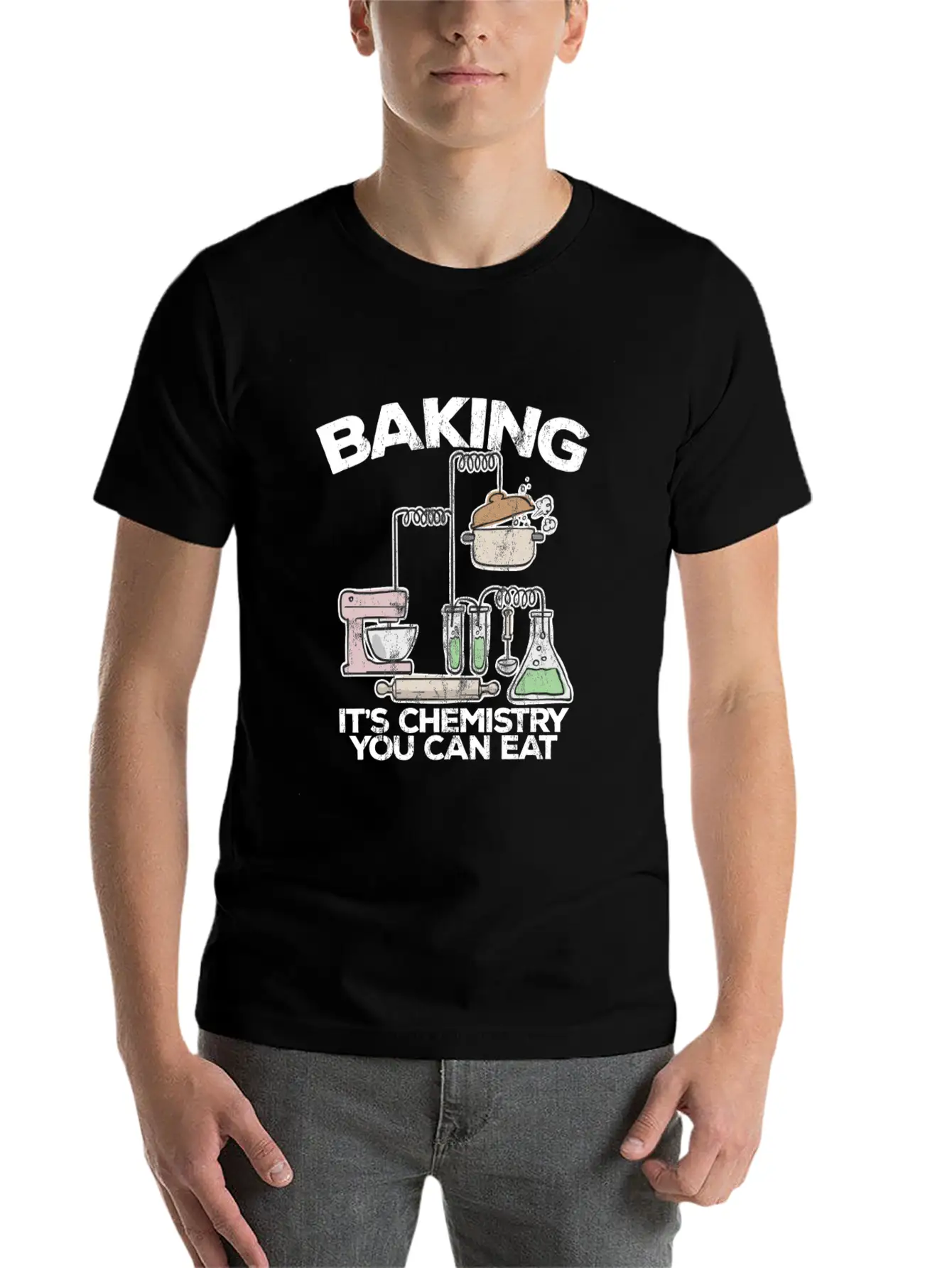 Baking It'S Chemistry You Can Eat Funny Bake Unisex Casual T-Shirt – Clean Design For Daily Comfort