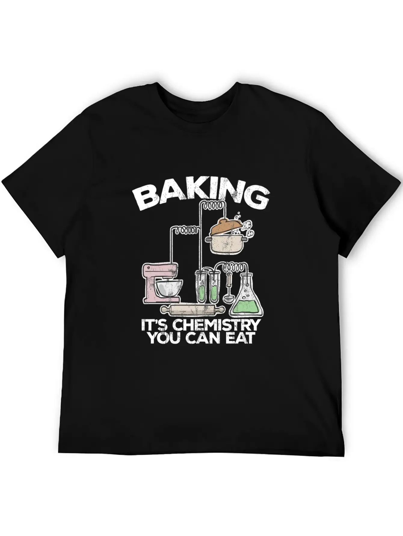 Baking It'S Chemistry You Can Eat Funny Bake Unisex Casual T-Shirt – Clean Design For Daily Comfort
