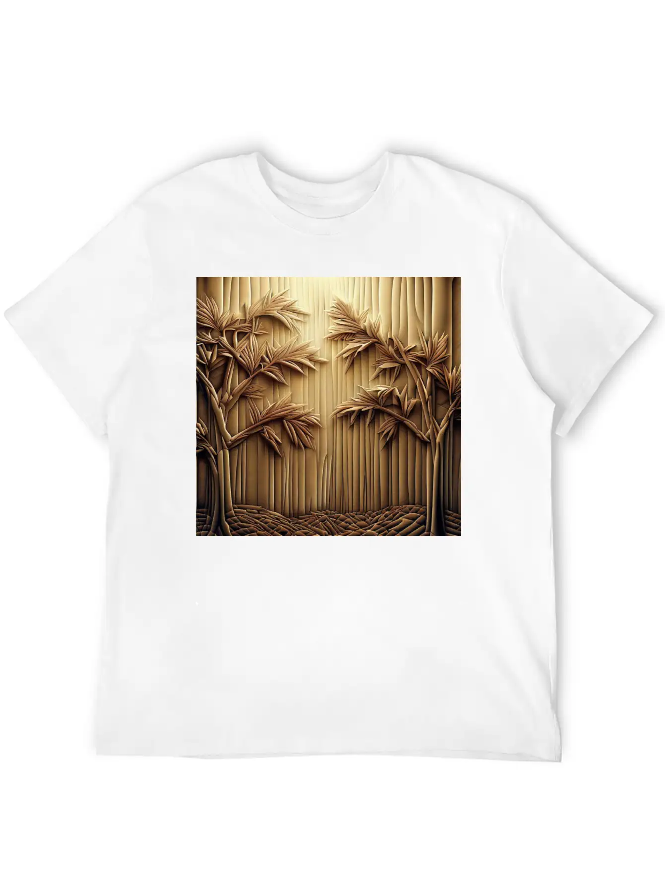 Bamboo Unisex Casual T-Shirt – Clean Design For Daily Comfort