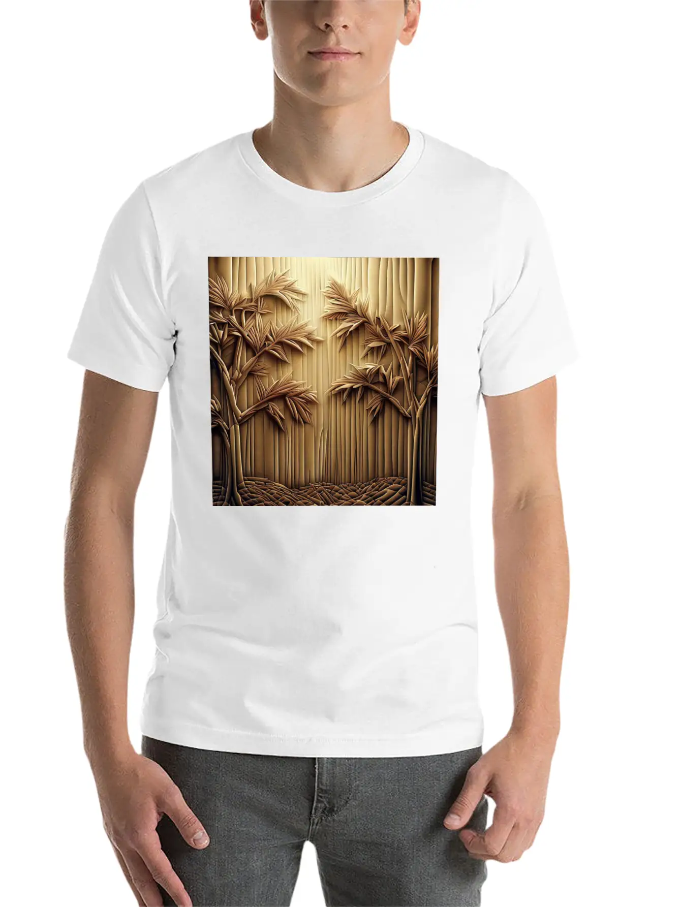 Bamboo Unisex Casual T-Shirt – Clean Design For Daily Comfort