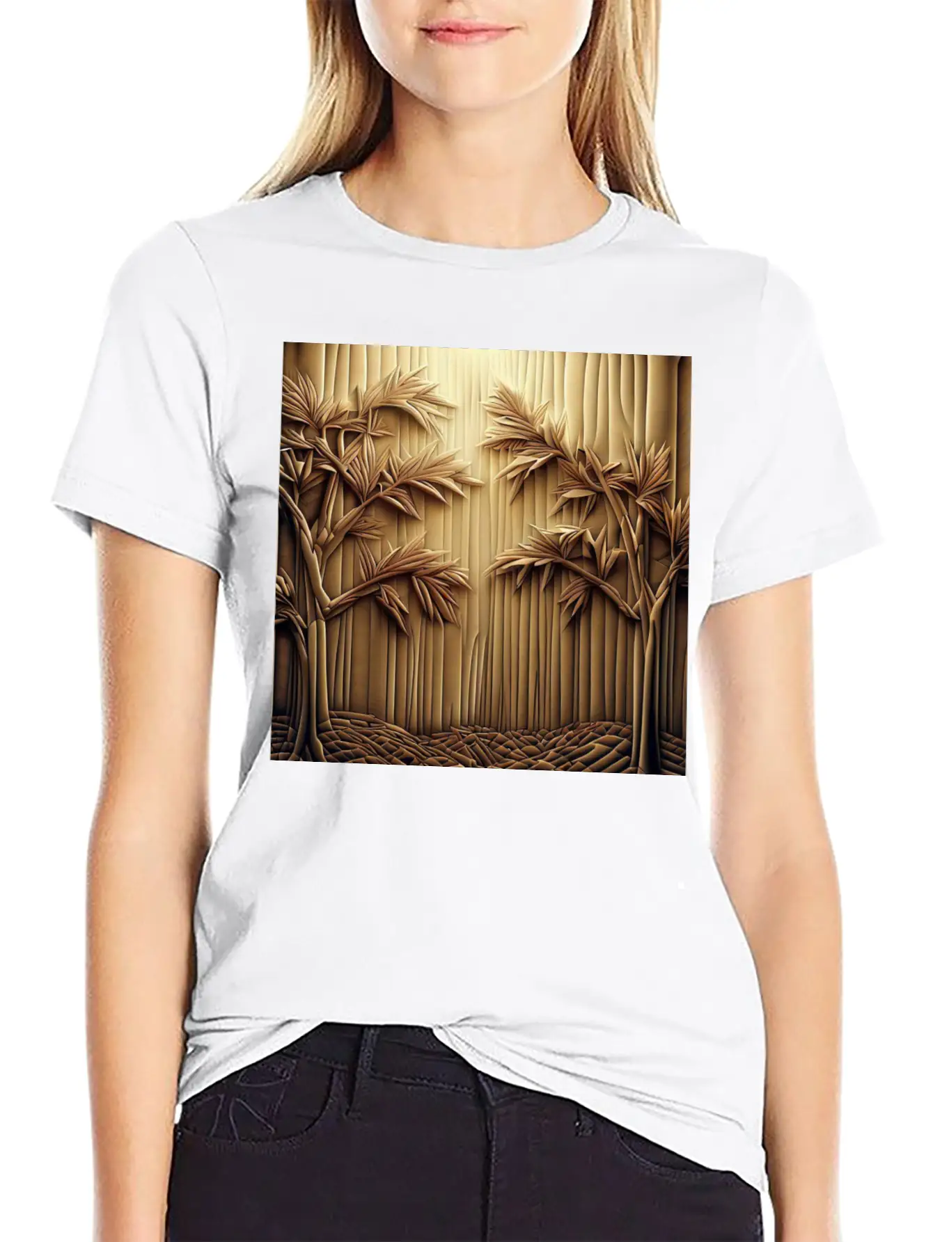 Bamboo Unisex Casual T-Shirt – Clean Design For Daily Comfort