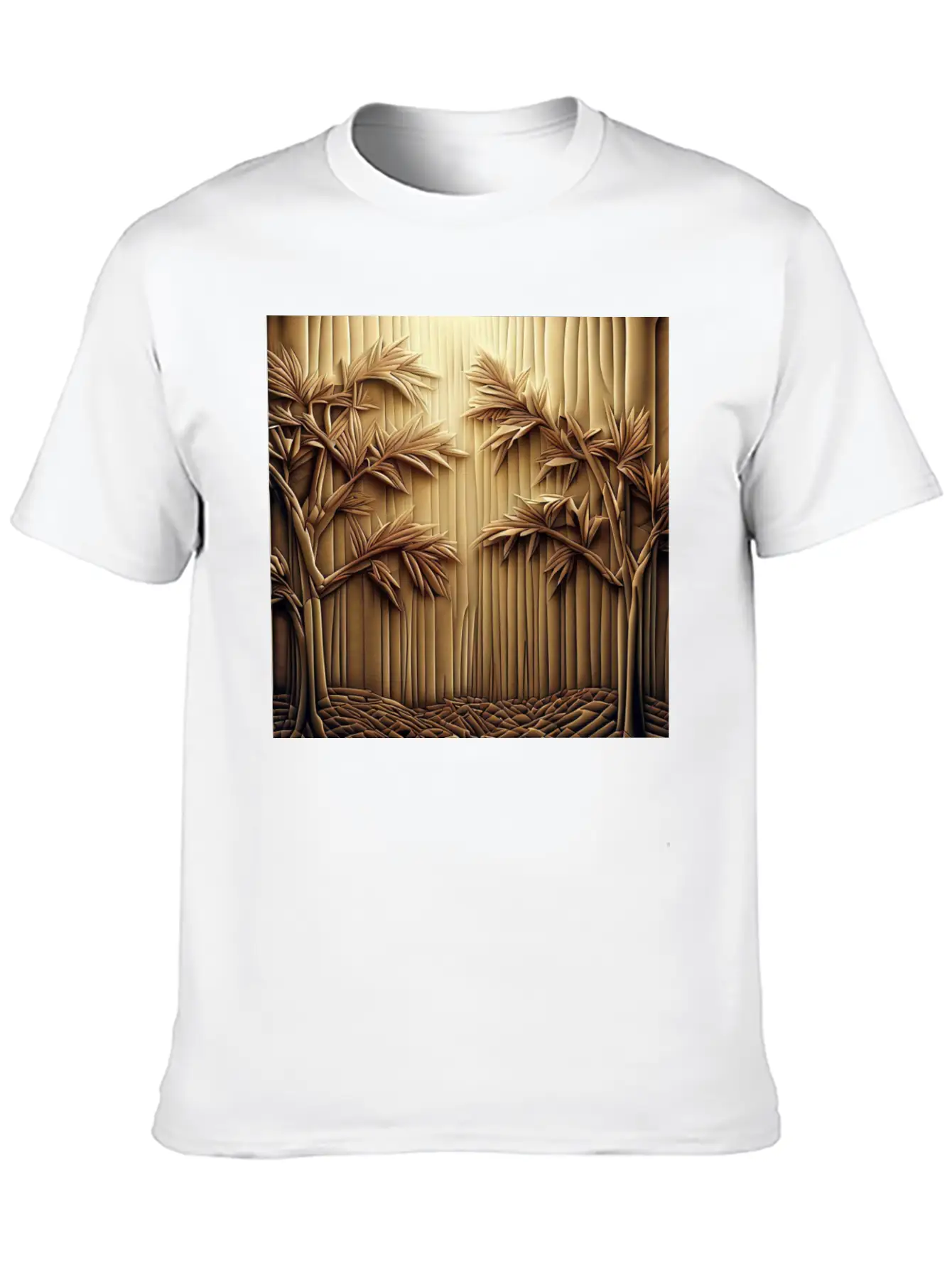 Bamboo Unisex Casual T-Shirt – Clean Design For Daily Comfort