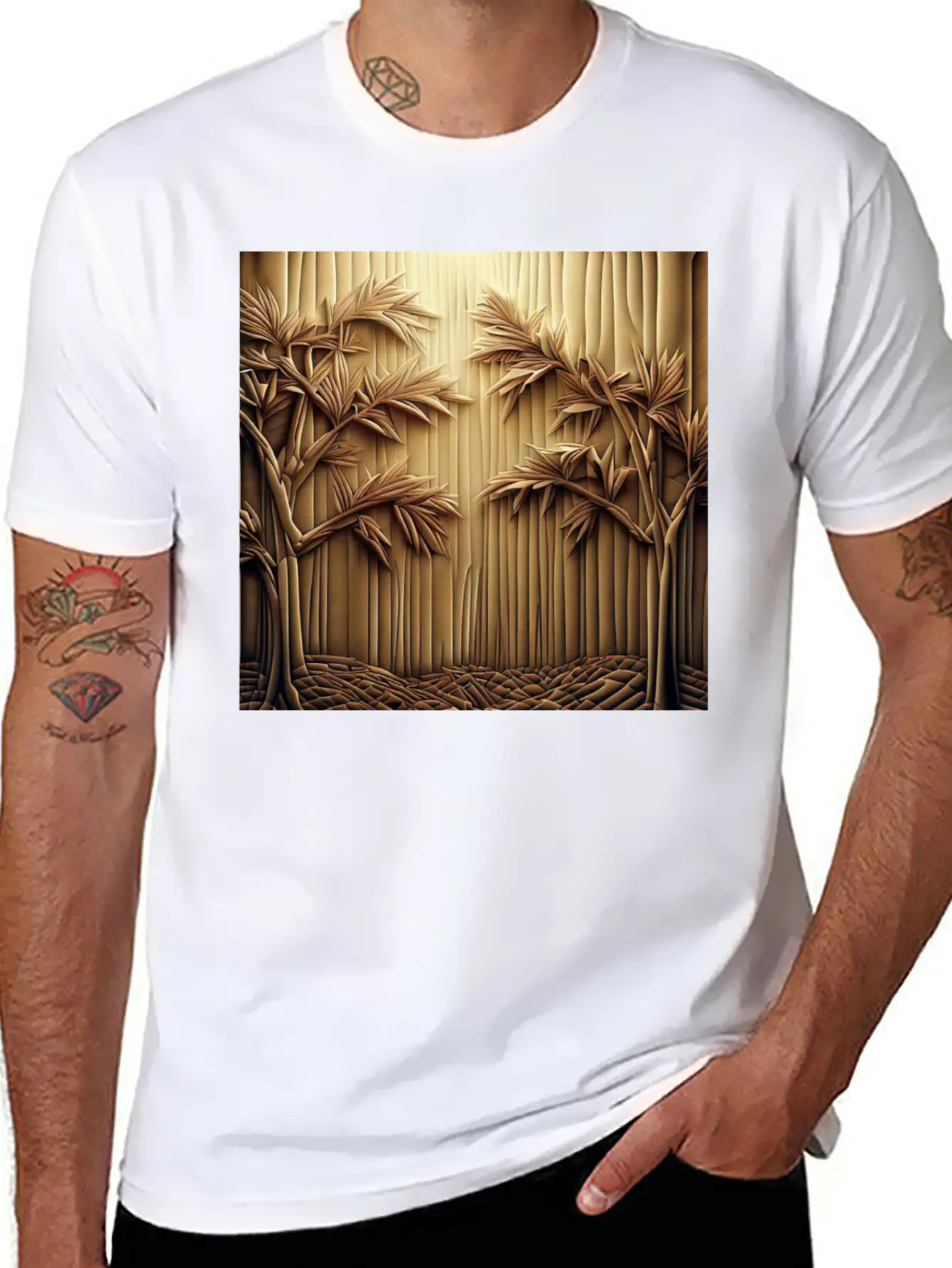 Bamboo Unisex Casual T-Shirt – Clean Design For Daily Comfort