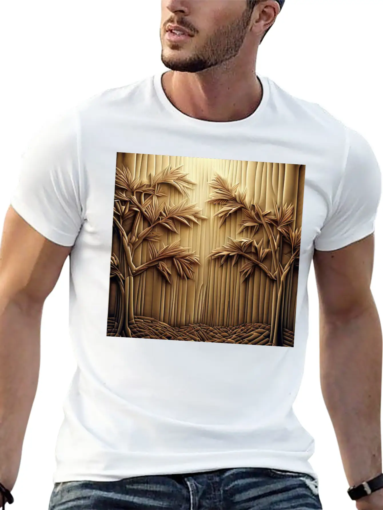 Bamboo Unisex Casual T-Shirt – Clean Design For Daily Comfort