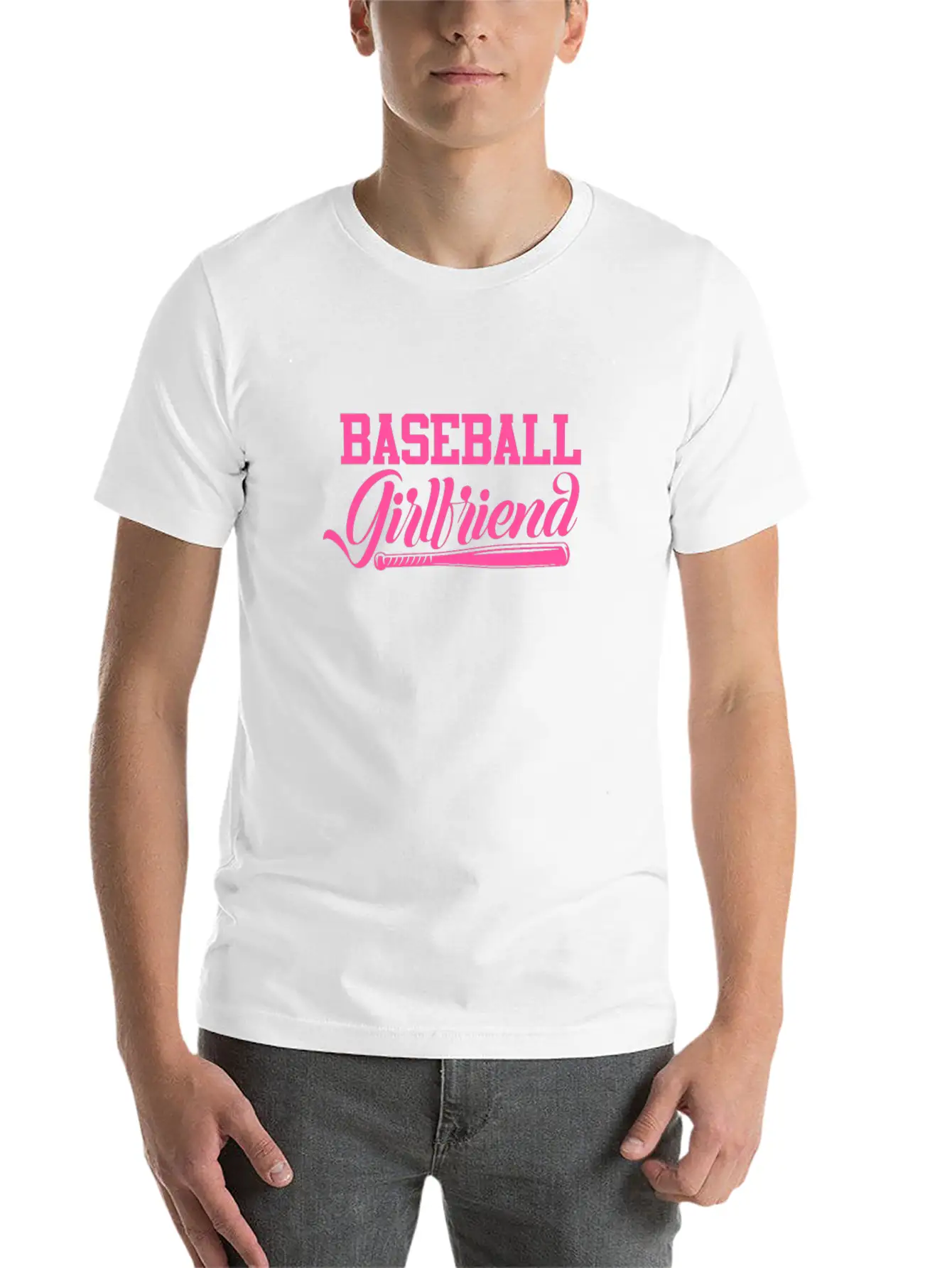 Baseball Girlfriend Unisex Casual T-Shirt – Clean Design For Daily Comfort