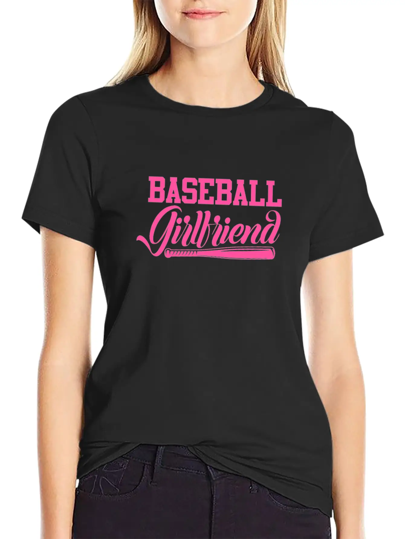 Baseball Girlfriend Unisex Casual T-Shirt – Clean Design For Daily Comfort
