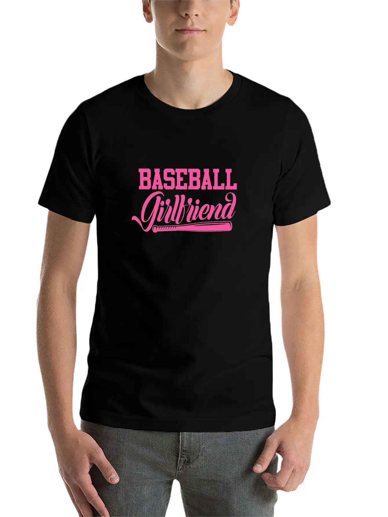 Baseball Girlfriend Unisex Casual T-Shirt – Clean Design For Daily Comfort