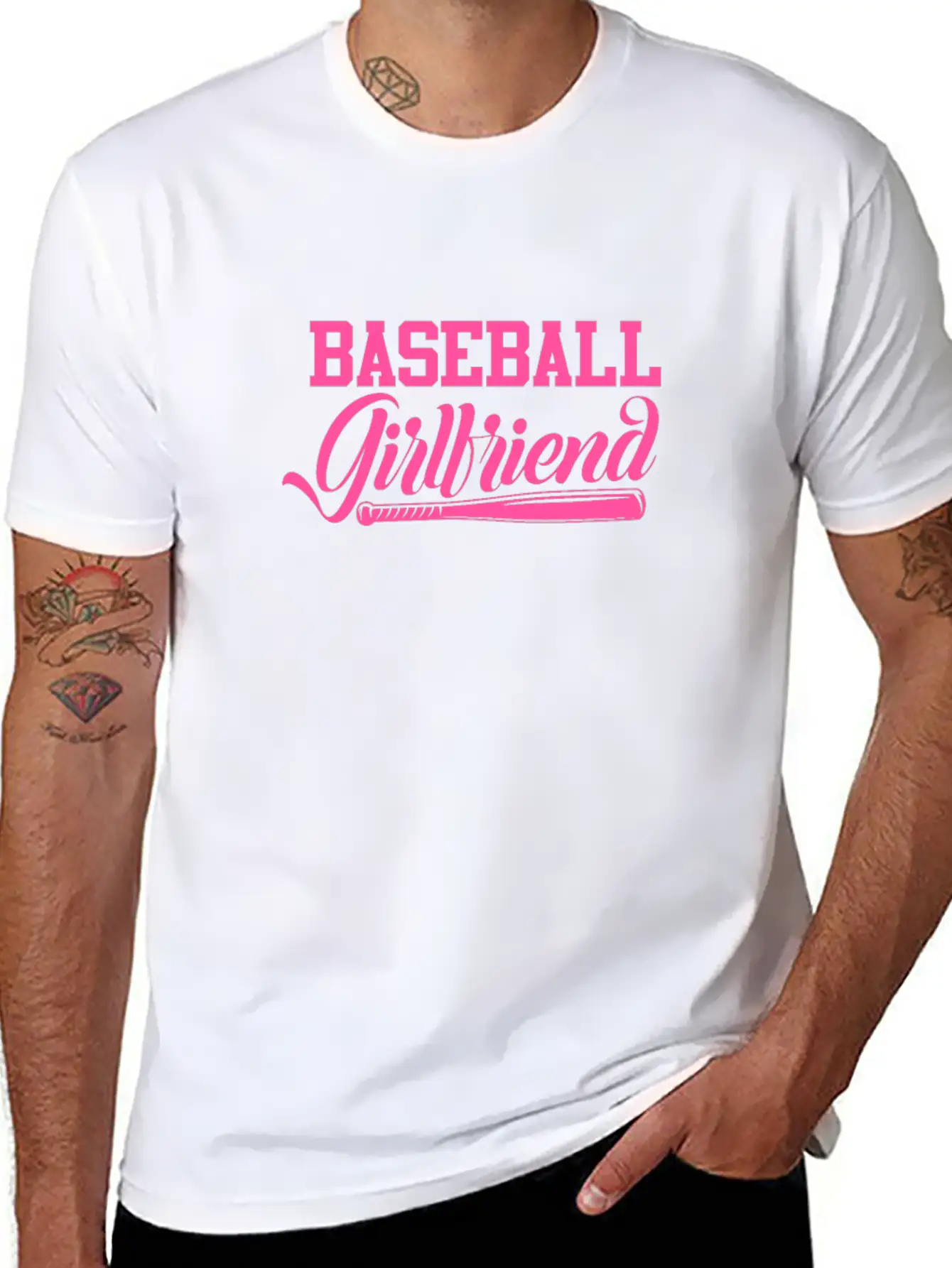 Baseball Girlfriend Unisex Casual T-Shirt – Clean Design For Daily Comfort