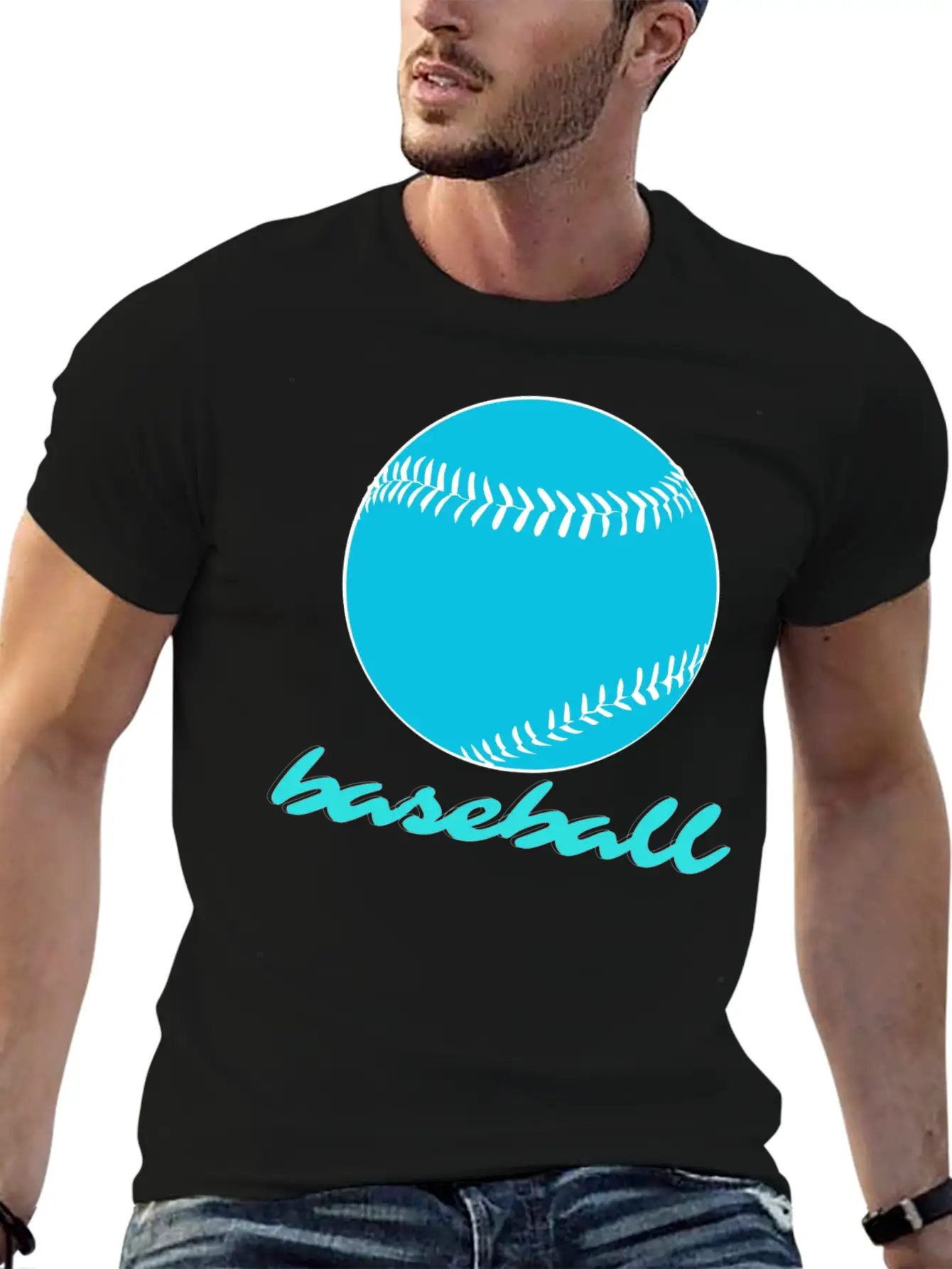 Baseball Sports Competition Unisex Casual T-Shirt – Clean Design For Daily Comfort