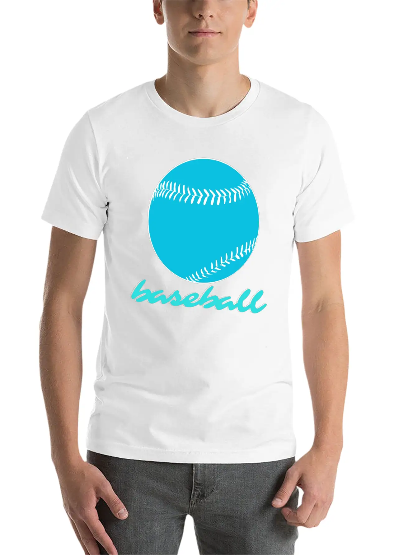 Baseball Sports Competition Unisex Casual T-Shirt – Clean Design For Daily Comfort