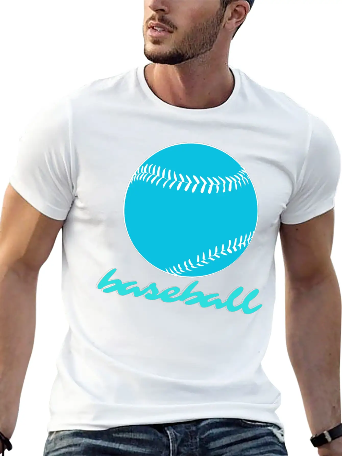 Baseball Sports Competition Unisex Casual T-Shirt – Clean Design For Daily Comfort
