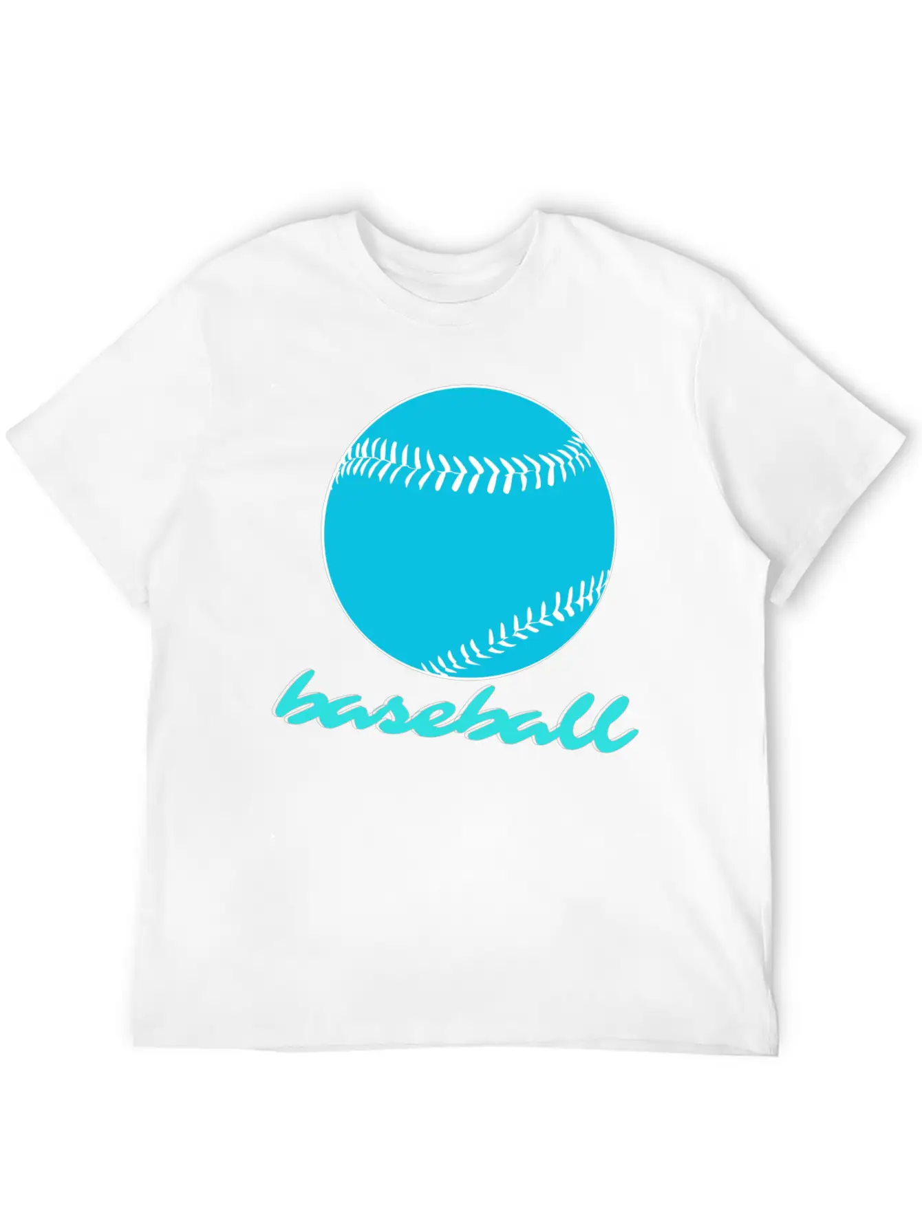 Baseball Sports Competition Unisex Casual T-Shirt – Clean Design For Daily Comfort