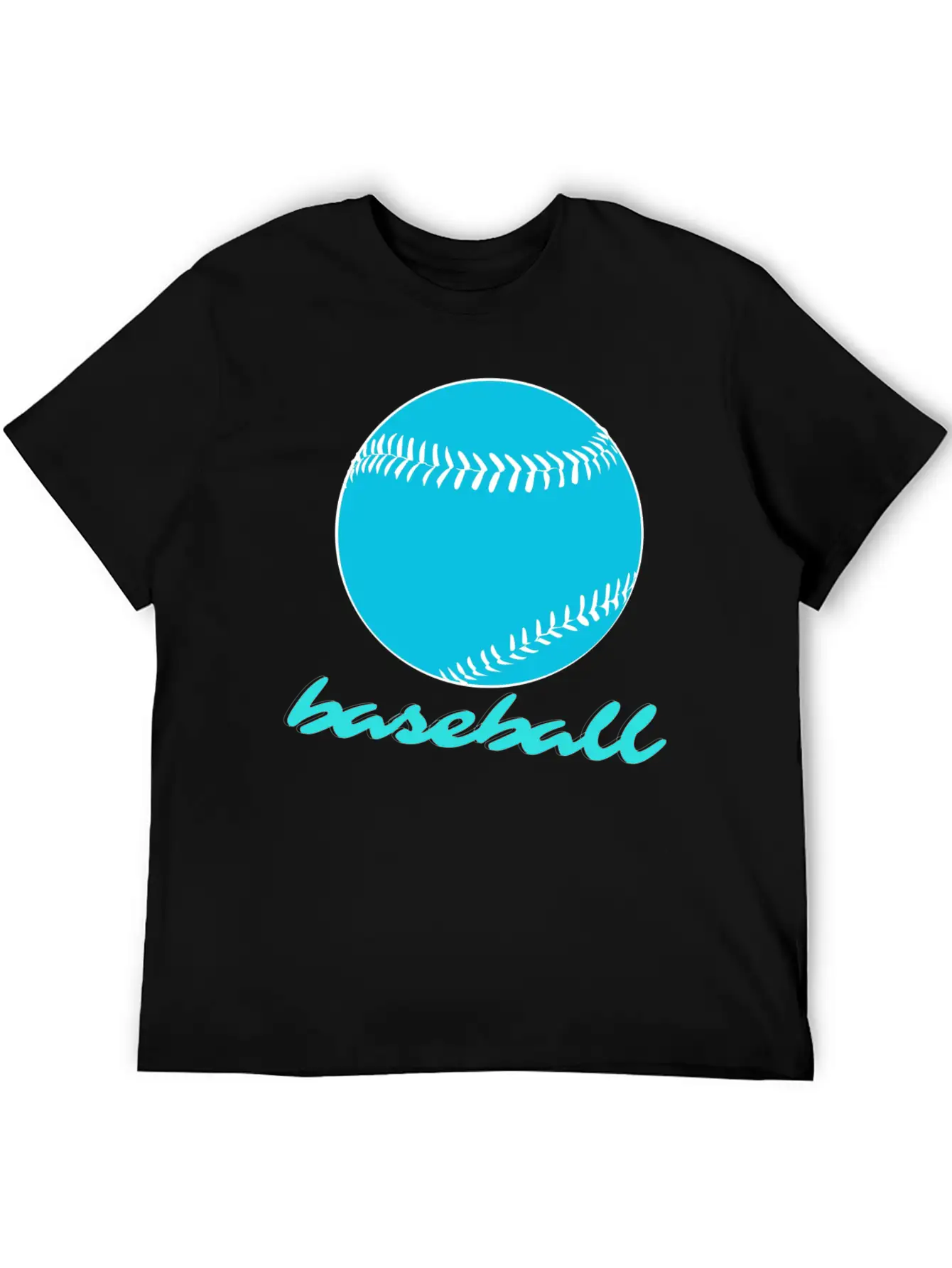 Baseball Sports Competition Unisex Casual T-Shirt – Clean Design For Daily Comfort