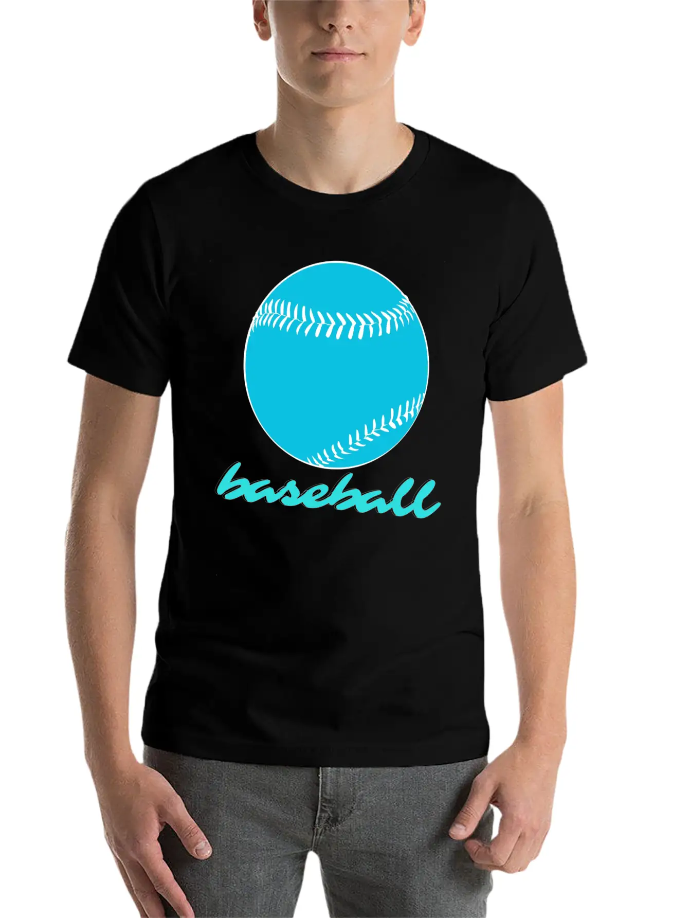 Baseball Sports Competition Unisex Casual T-Shirt – Clean Design For Daily Comfort