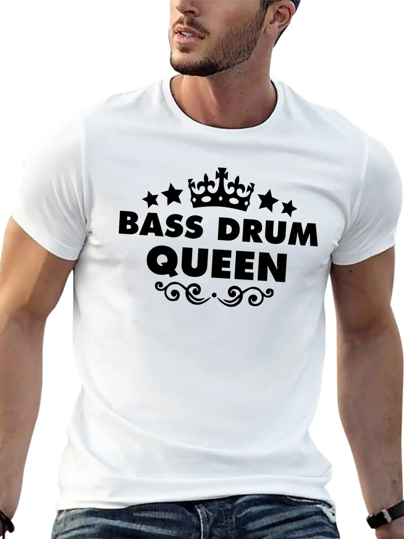 Bass Drum Queen 2015 Unisex Casual T-Shirt – Clean Design For Daily Comfort