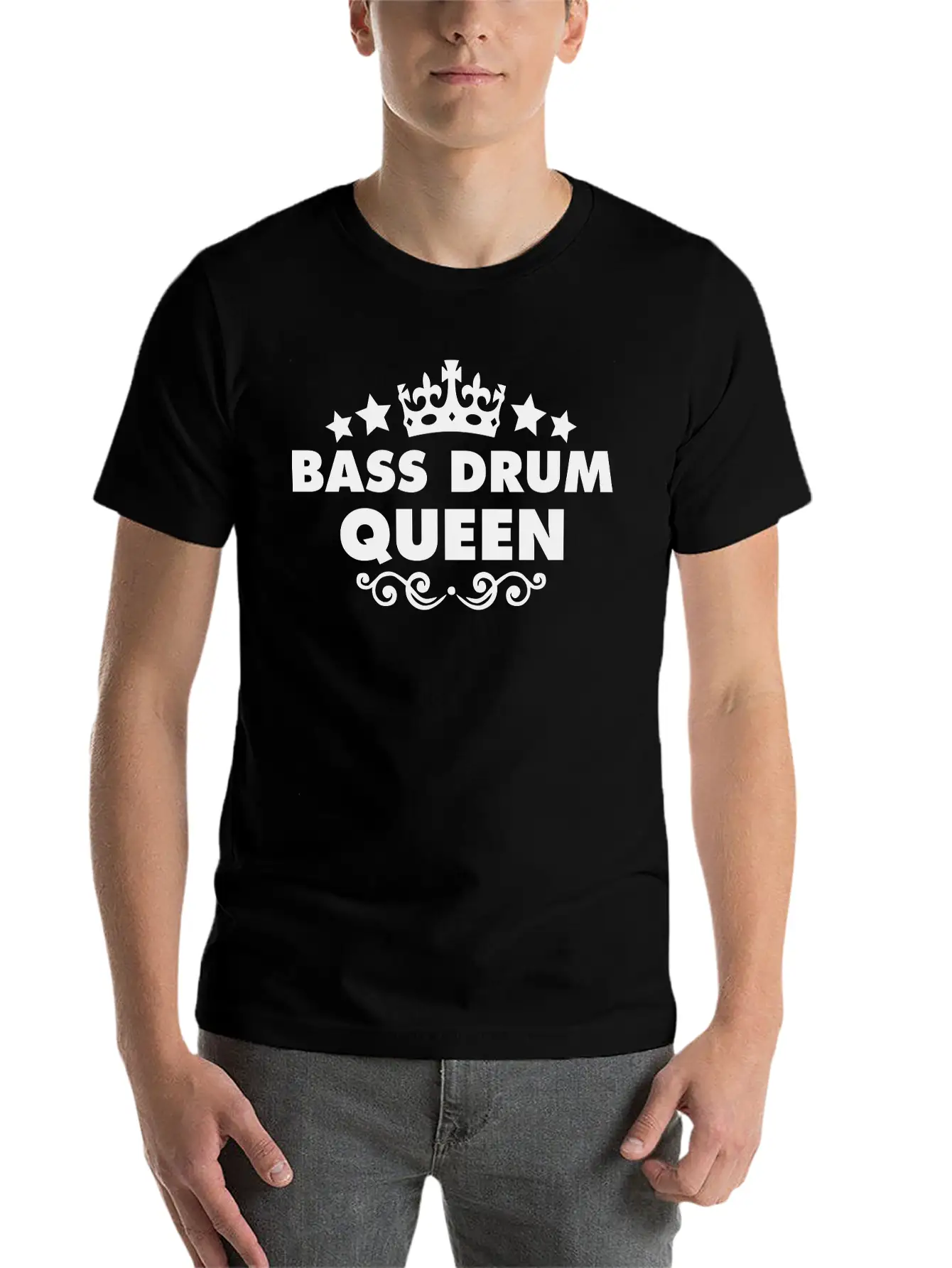 Bass Drum Queen 2015 Unisex Casual T-Shirt – Clean Design For Daily Comfort