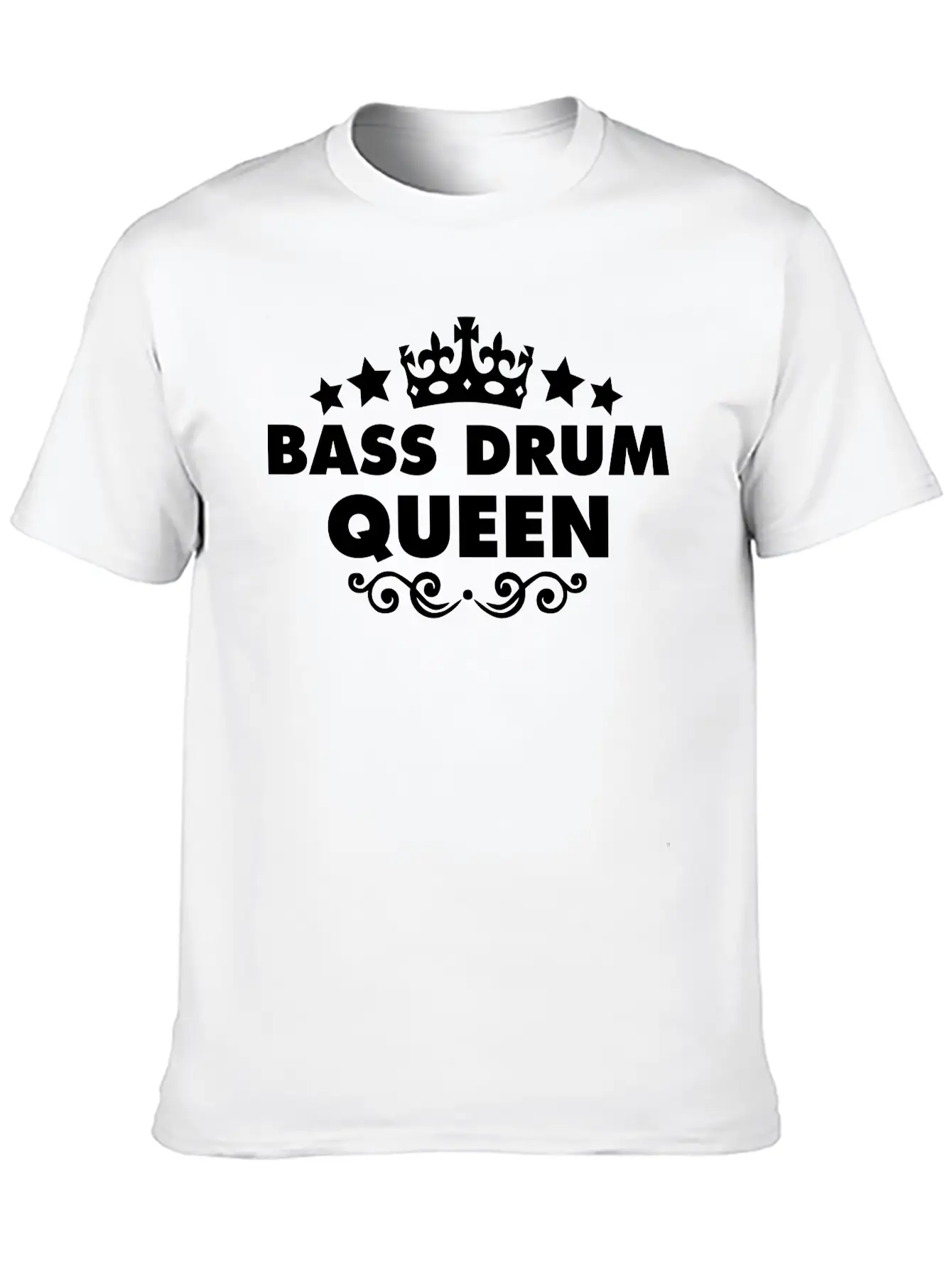 Bass Drum Queen 2015 Unisex Casual T-Shirt – Clean Design For Daily Comfort