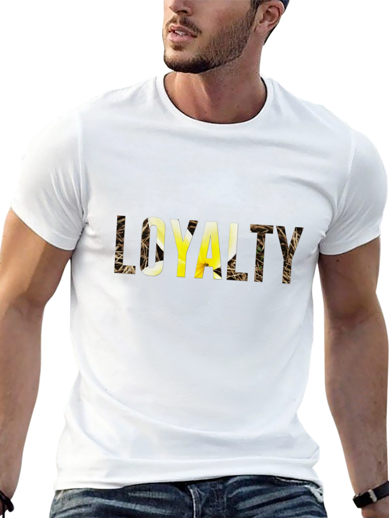 Loyalty Graphic Print Black T-Shirt