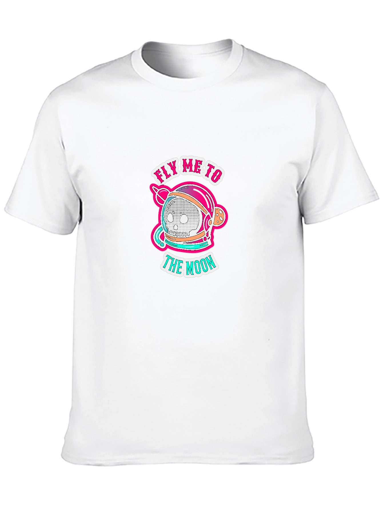 Fly Me to the Moon Black Graphic T-Shirt