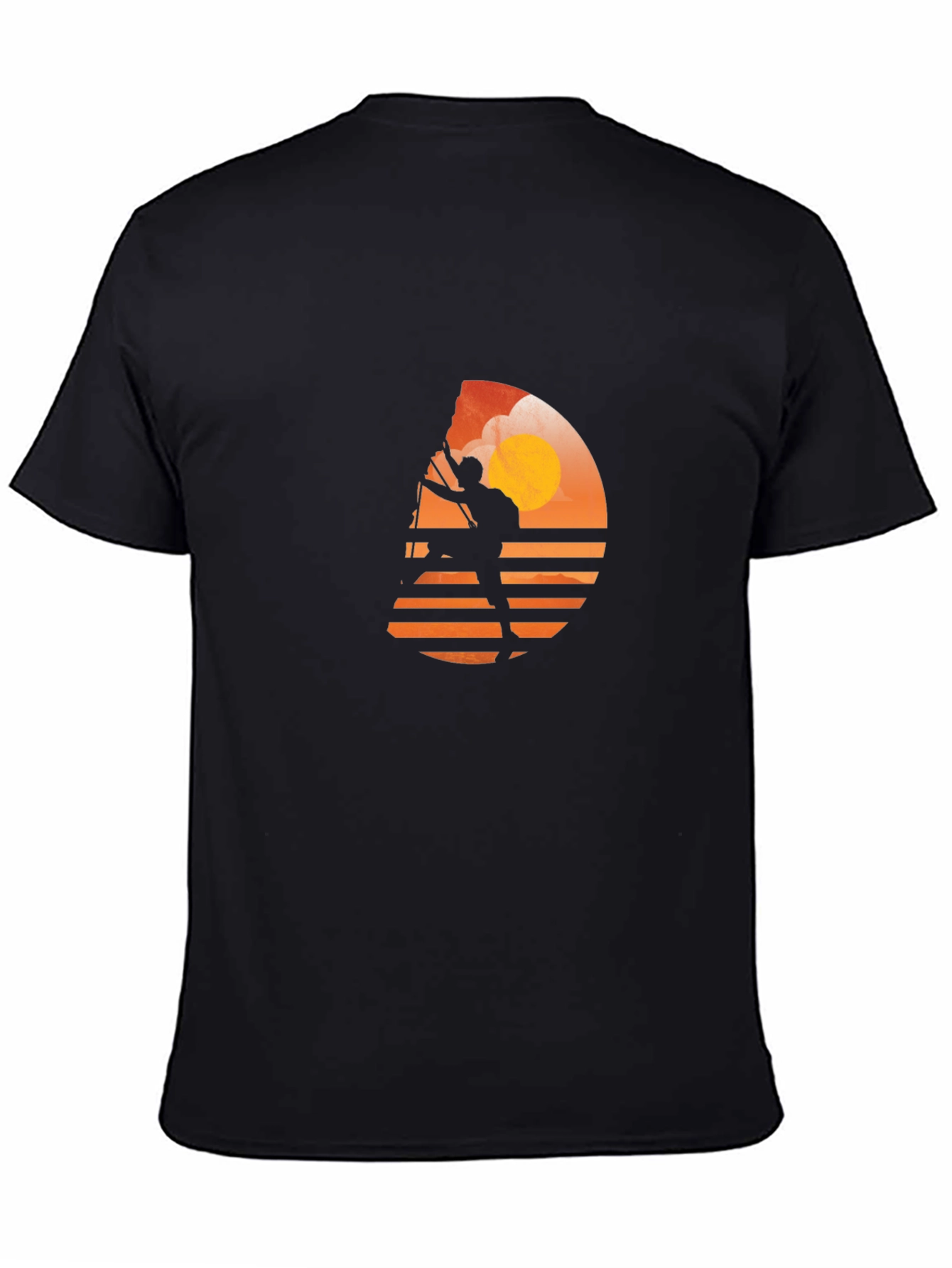 Sunset Climber Graphic Tee - Black