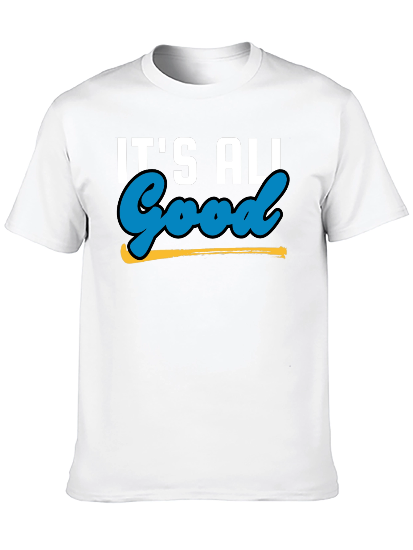 Its All Good Graphic Tee - Black Casual Shirt