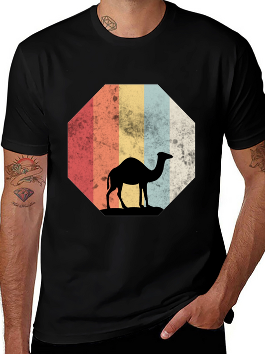 Retro Camel Silhouette T-Shirt