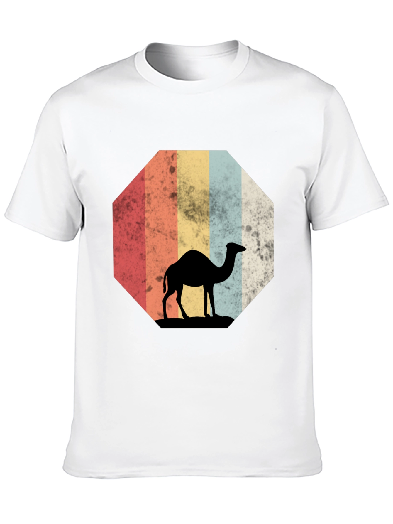 Retro Camel Silhouette T-Shirt