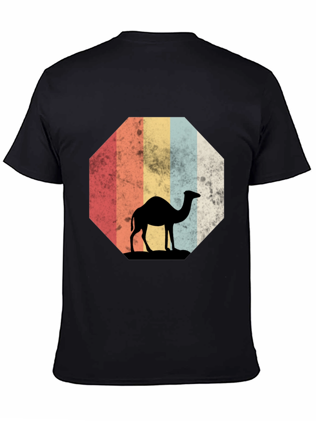 Retro Camel Silhouette T-Shirt
