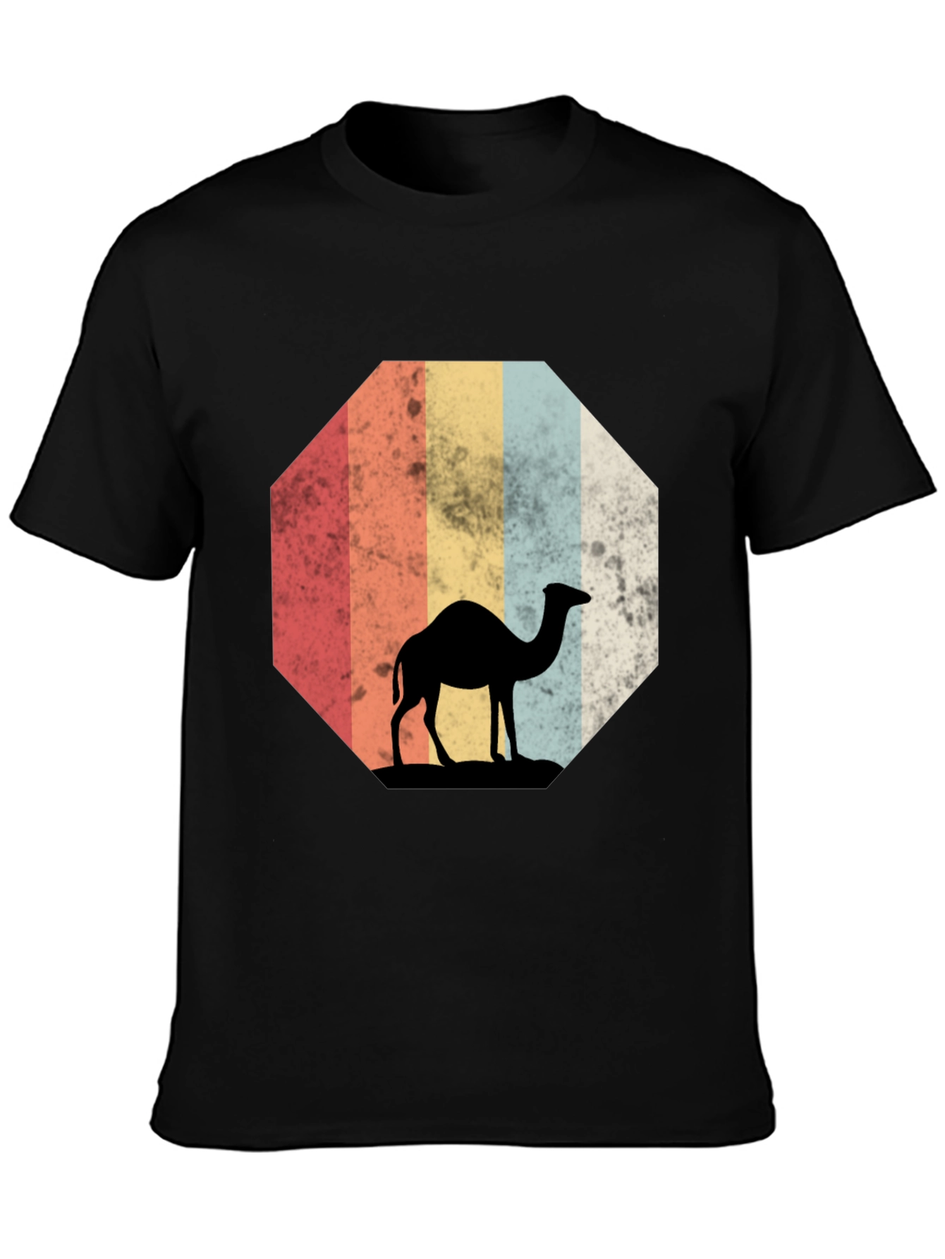 Retro Camel Silhouette T-Shirt