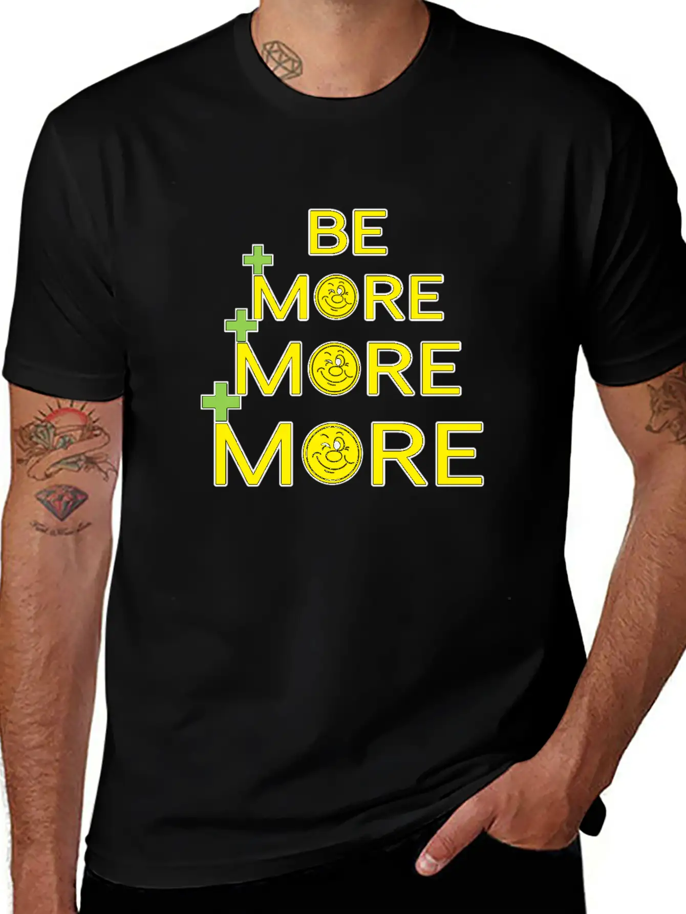 Be More, More, More Unisex Casual T-Shirt – Clean Design For Daily Comfort