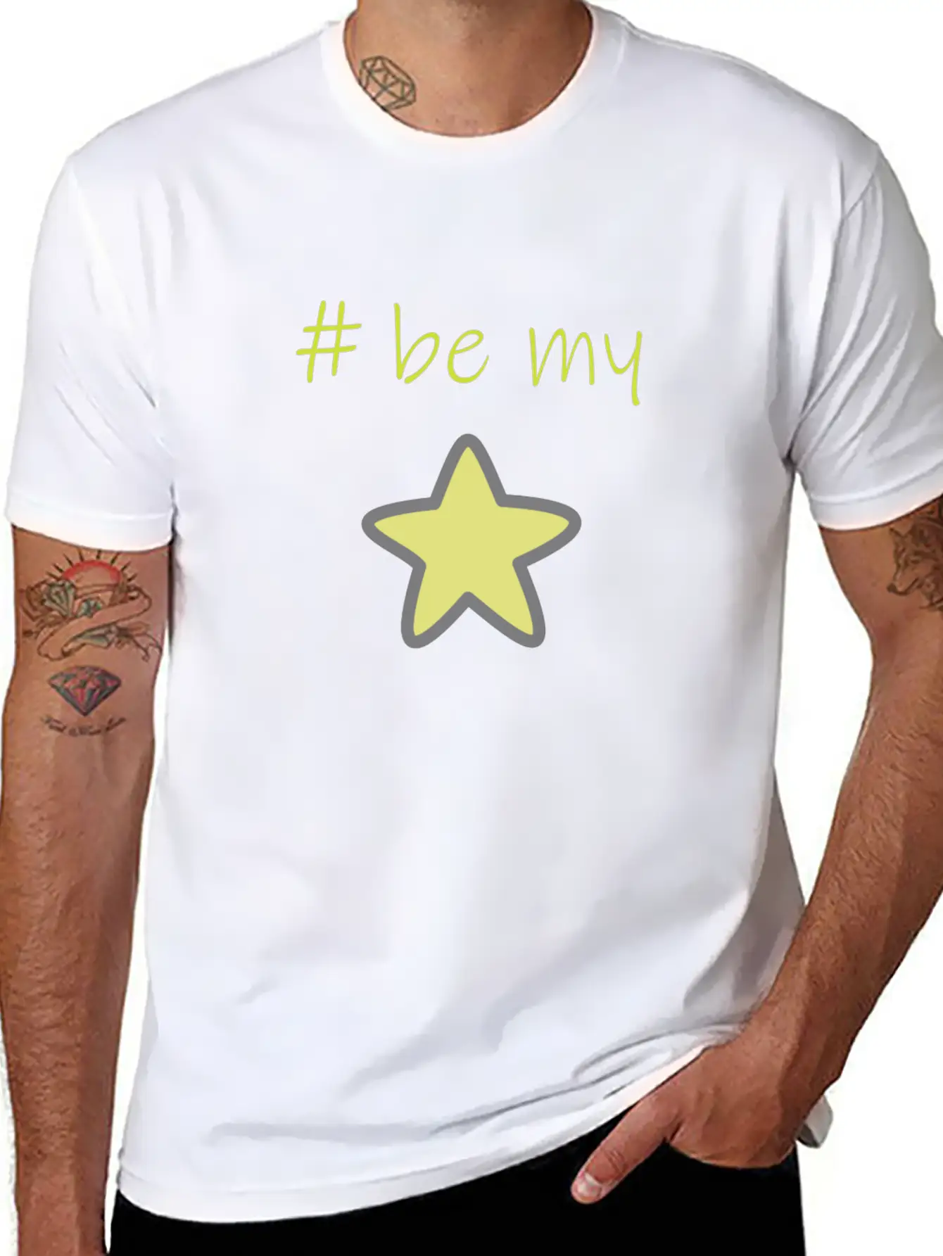 Be My Star Unisex Casual T-Shirt – Clean Design For Daily Comfort