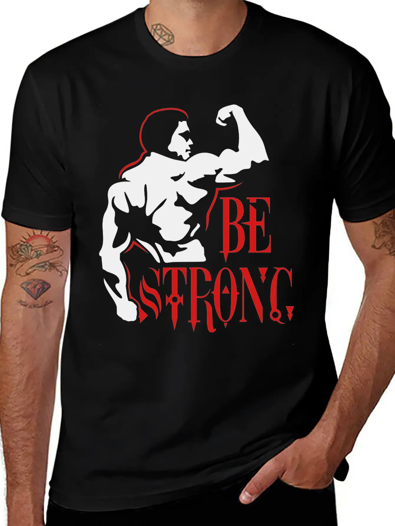 Be Strong Unisex Casual T-Shirt – Clean Design For Daily Comfort